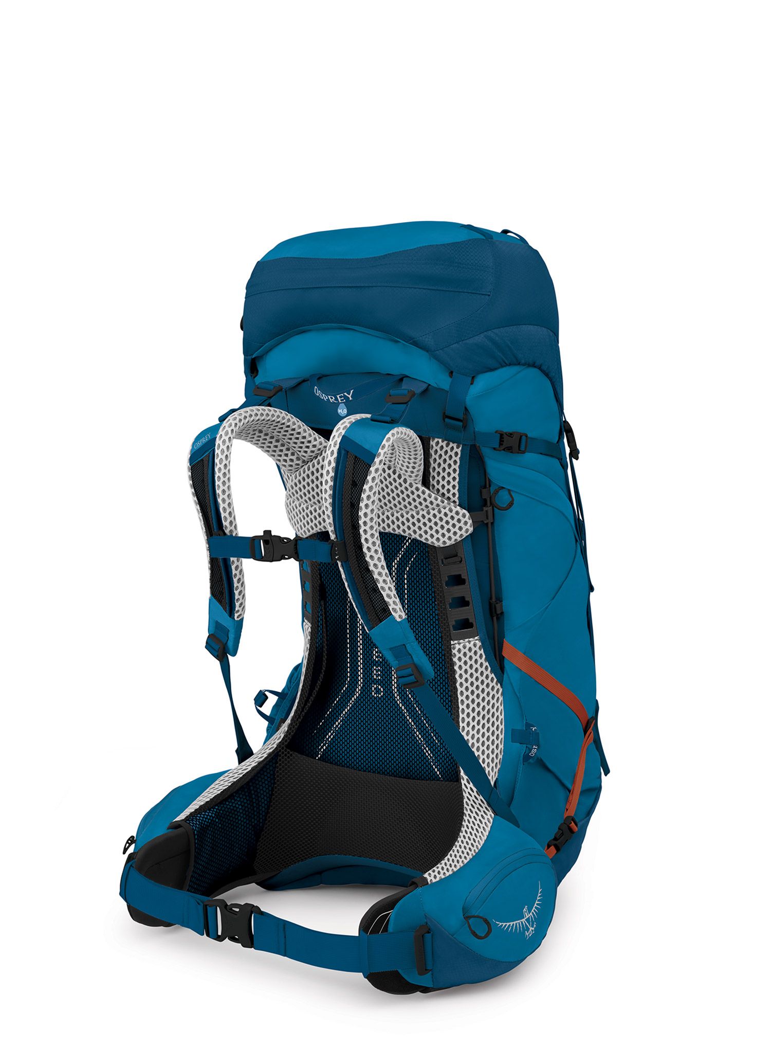Batoh na hory Osprey Atmos AG LT 50 - night shift/scoria blue