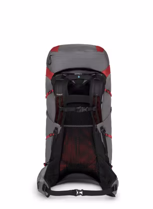 Dámský trekový batoh Osprey Eja Pro 55 - dale grey/poinsettia red