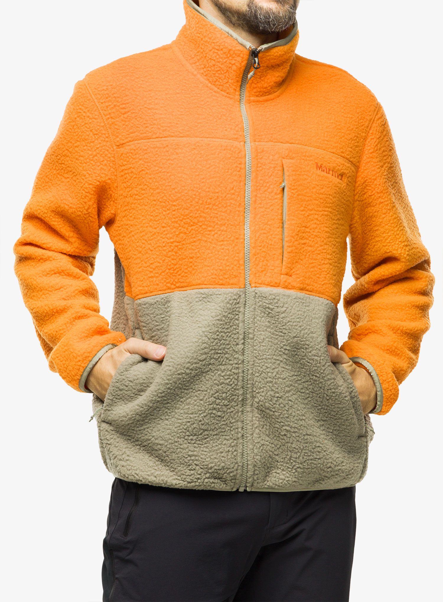 Fleecová mikina Marmot Aros Fleece Jacket - tangelo/vetiver