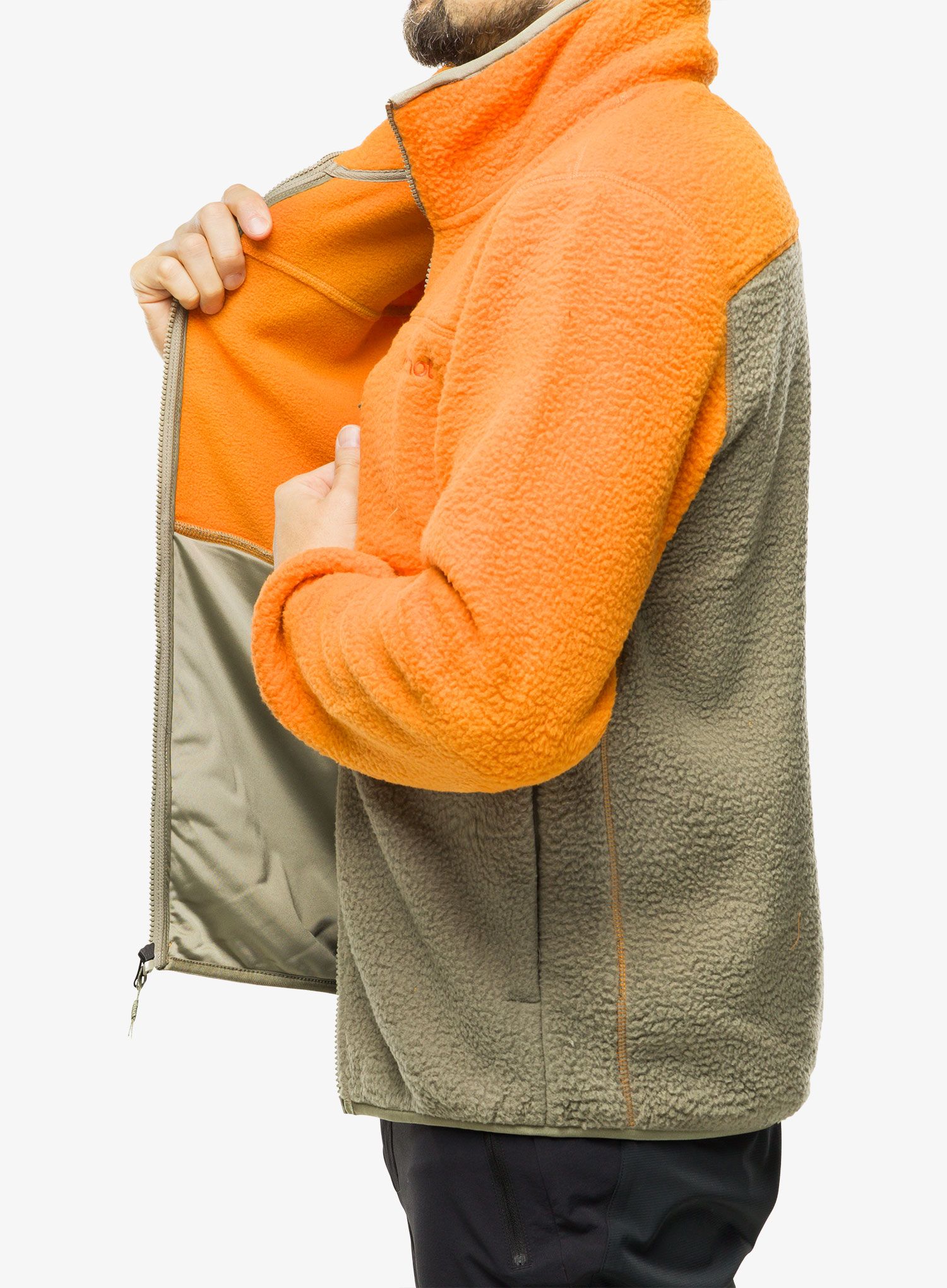 Fleecová mikina Marmot Aros Fleece Jacket - tangelo/vetiver