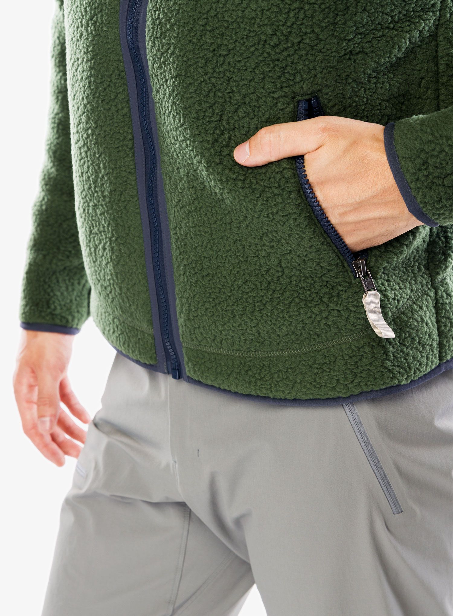 Fleecová mikina Patagonia Retro Pile Jacket - torrey pine green