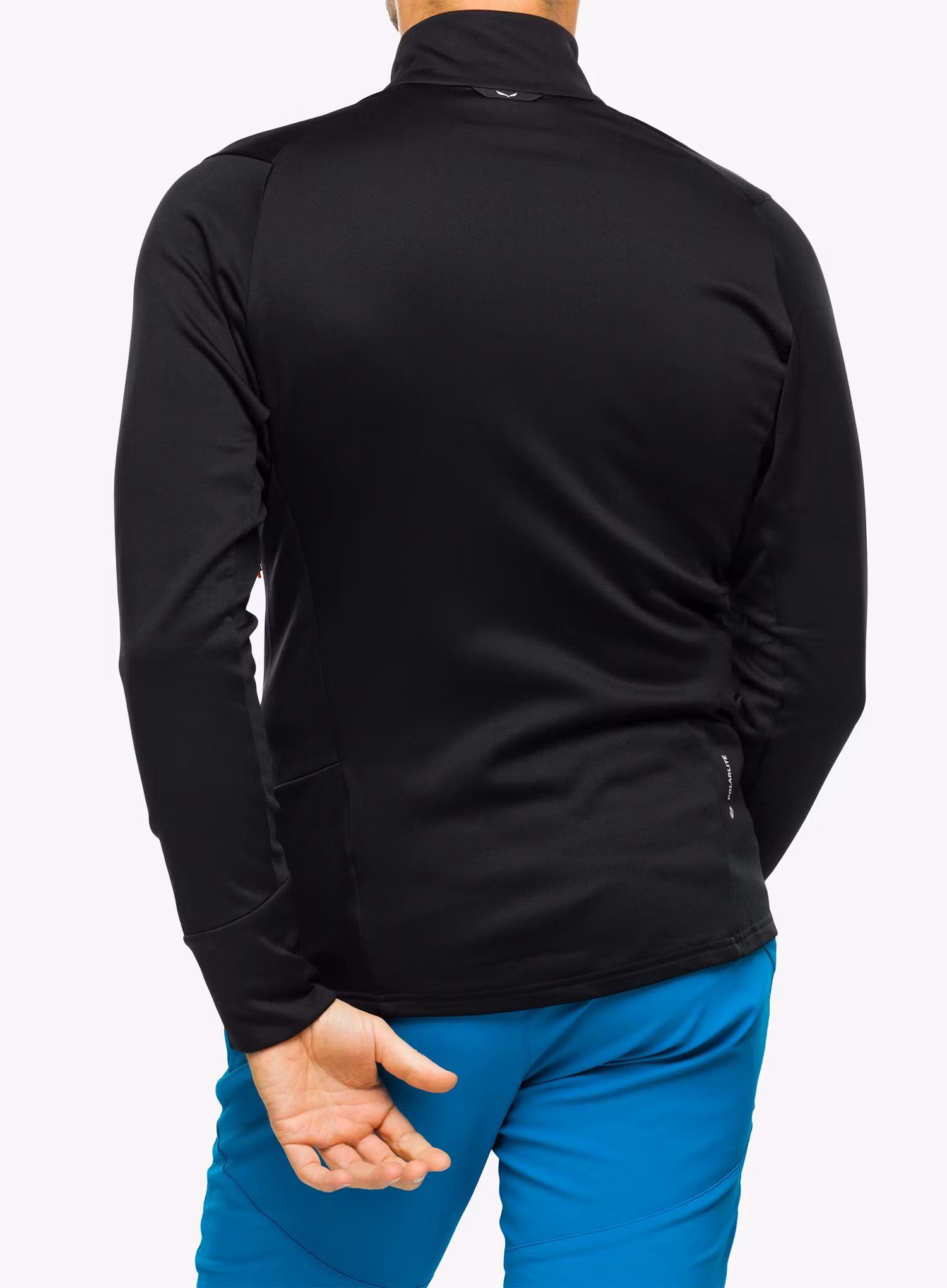 Fleecová mikina Salewa Puez PL Jacket - black out