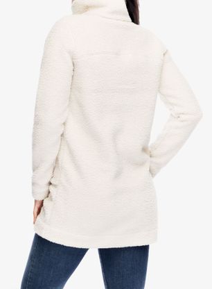 Fleecová mikina dámská Columbia Panorama Long Jacket - dark stone
