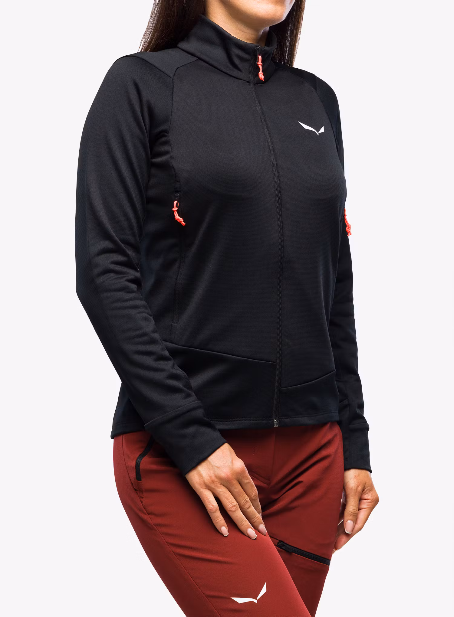 Fleecová mikina dámská Salewa Puez PL Jacket - black
