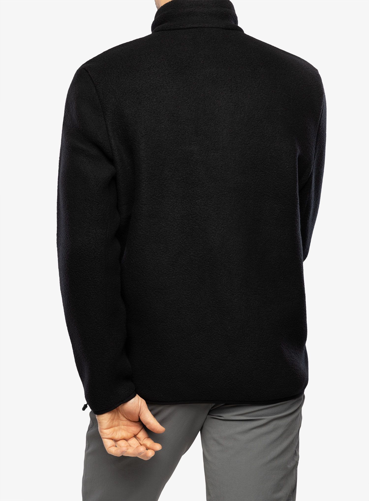 Fleece Peak Performance Fleece Snap T-Neck - black