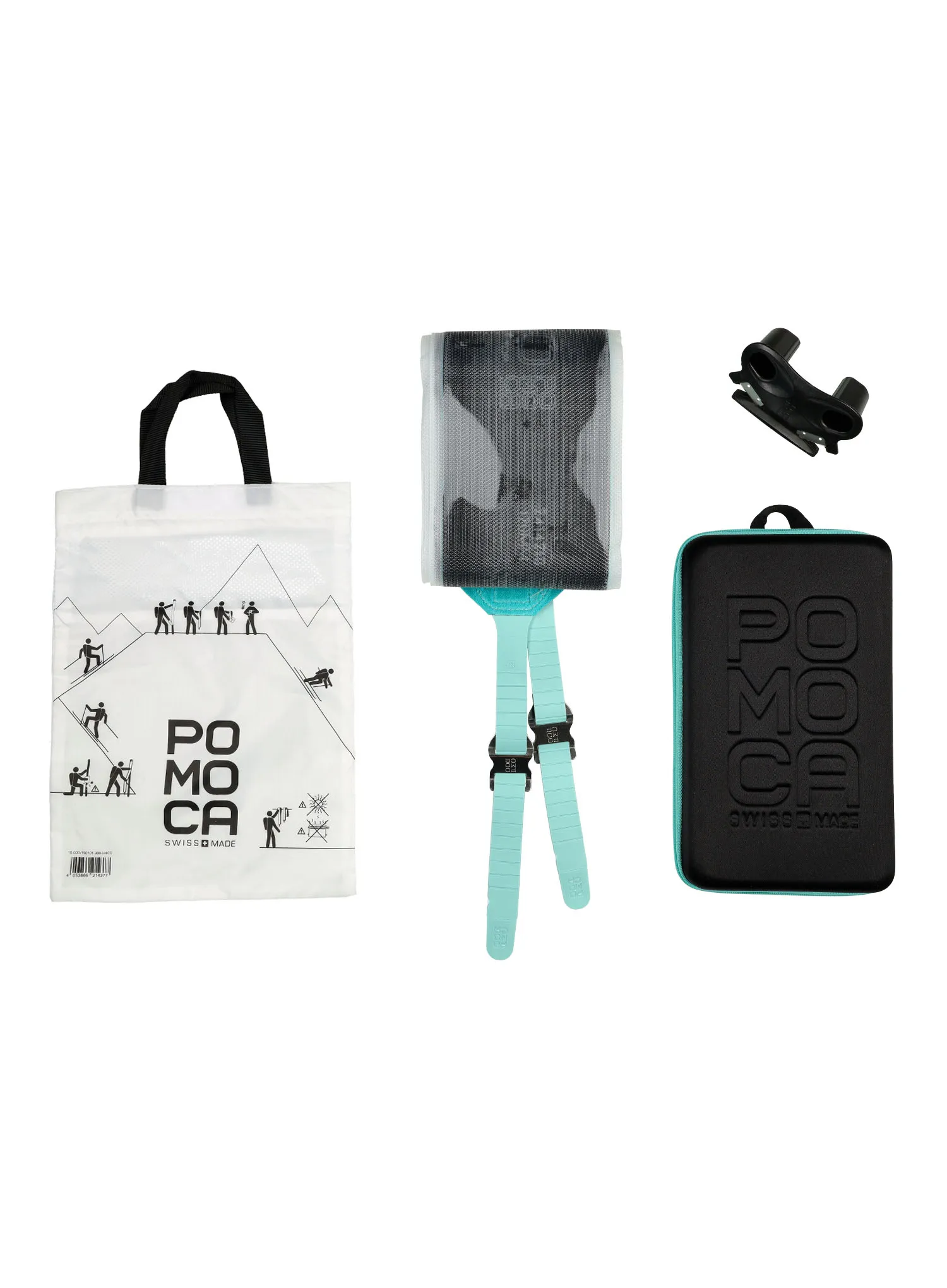 Stoupací pásy Pomoca Ready2Climb Tour Pro 110 mm - turquoise