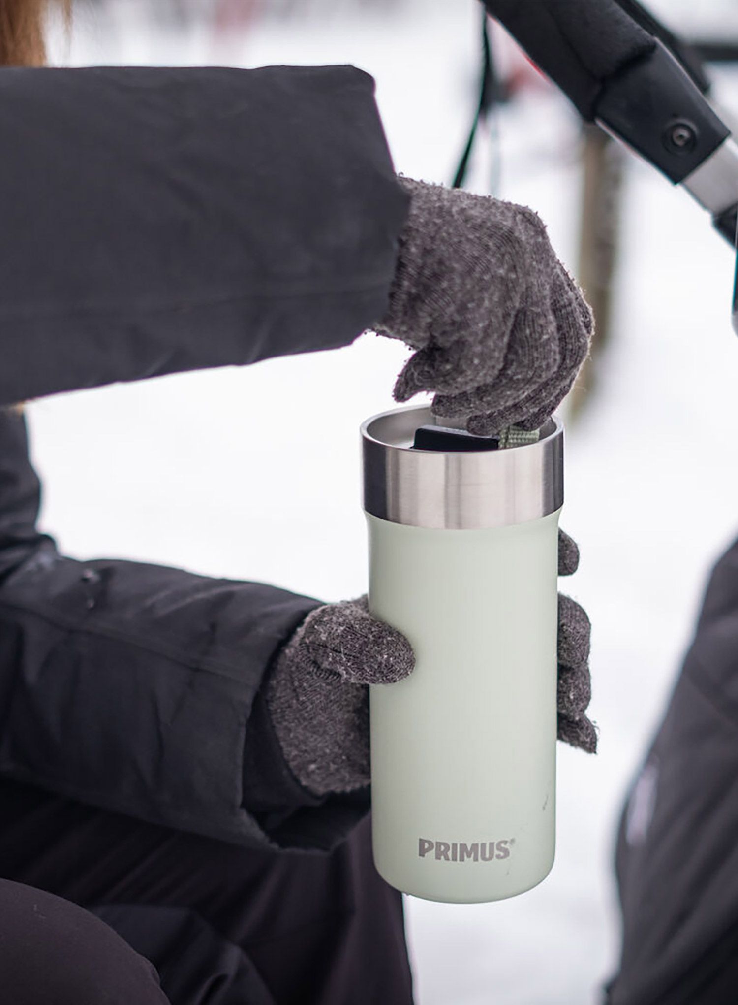 Termohrnek Primus Slurken Vacuum Mug 0,4L - mint green
