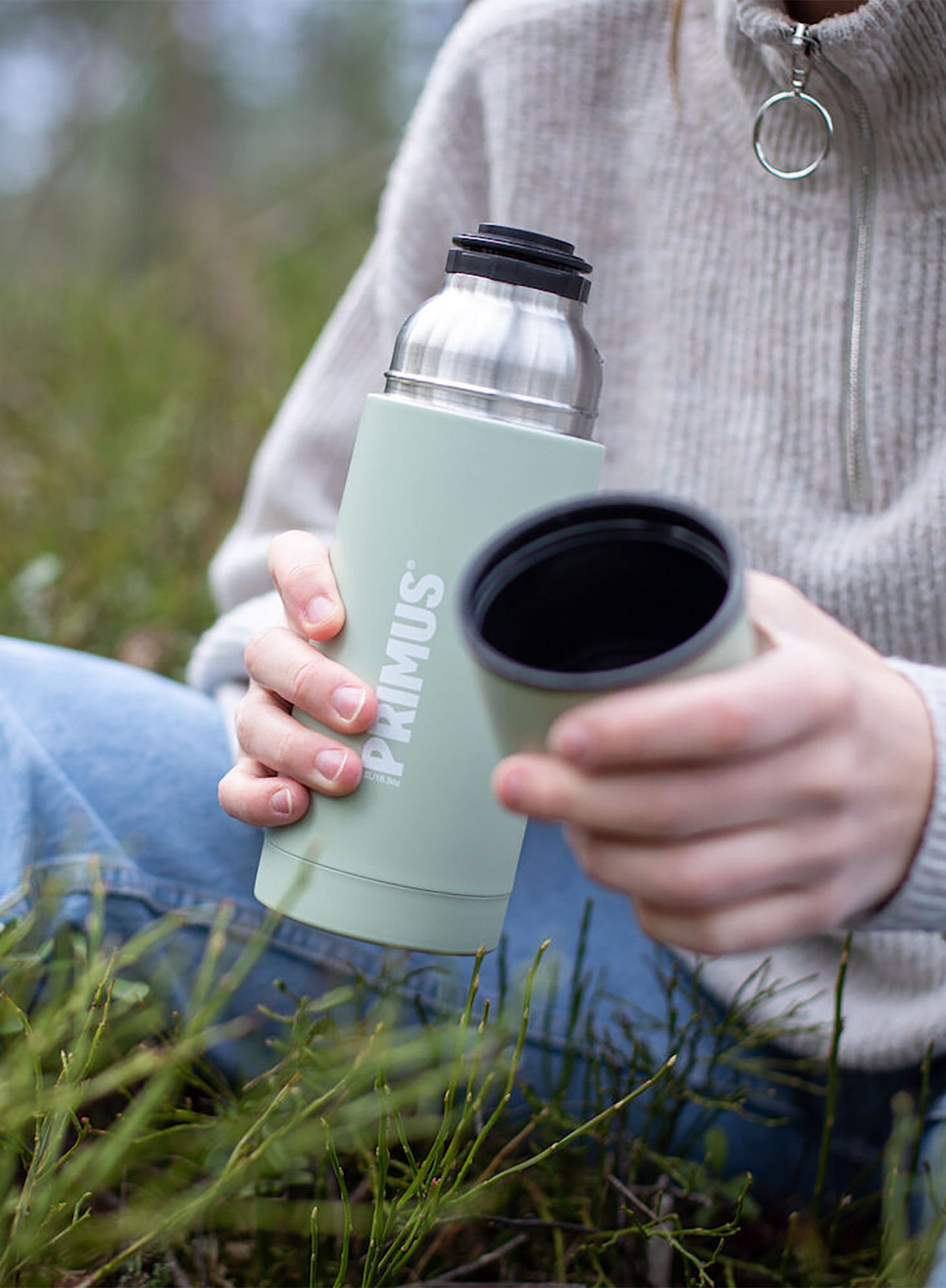Termoska Primus Vacuum Bottle 0,5 l - mint green