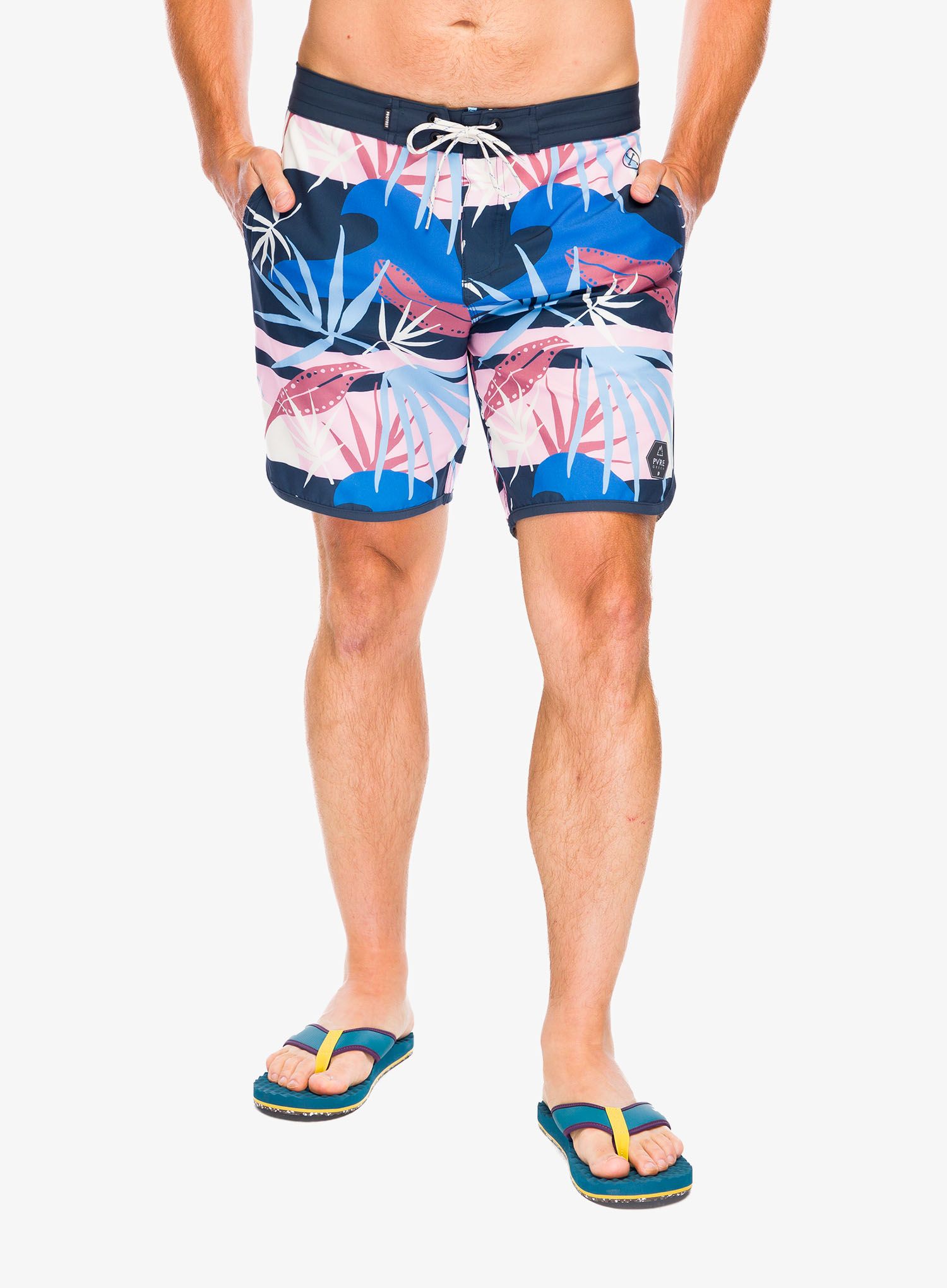 Kraťasy Protest Prtaddo Beachshort - night sky blue