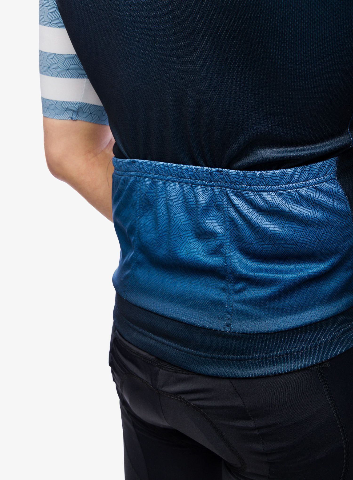 Cyklotriko Protest Prtbartali Cycling Jersey Short Sleeve - night skyblue