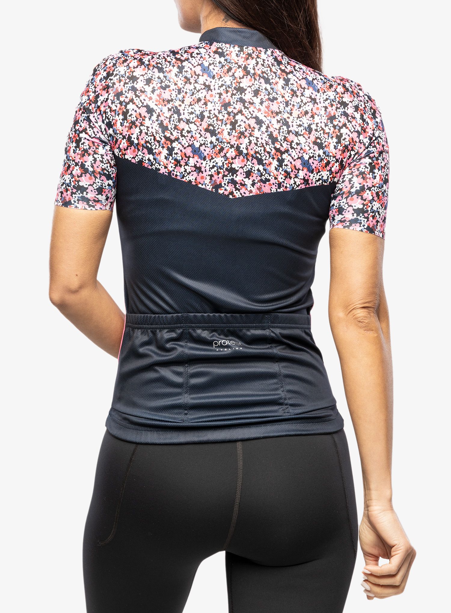 Dámské cyklistické triko Protest Prtcacao Cycling Jersey Short Sleeve - pink tulip