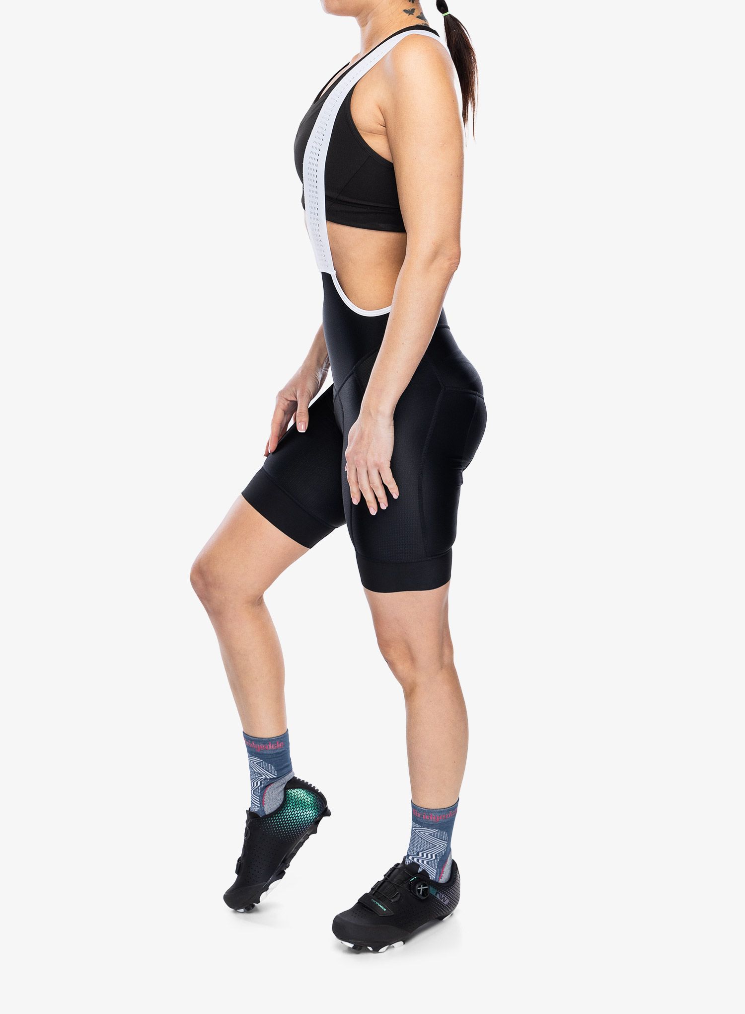 Cyklistické kraťasy dámské Protest Prtdanube Cycling Bib Shorts - true black