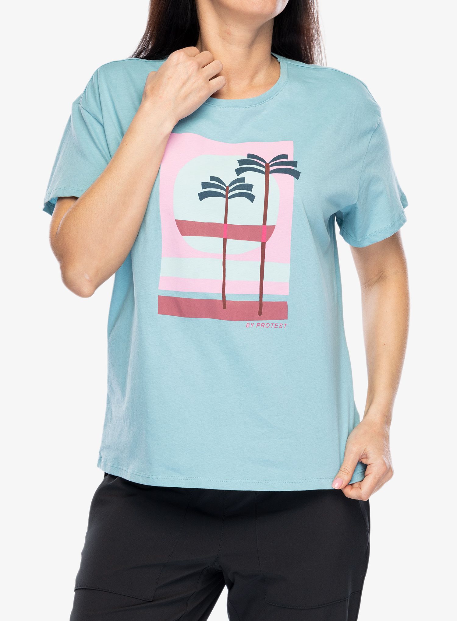 Dámské tričko s potiskem Protest Prtglassy T-Shirt - vision blue