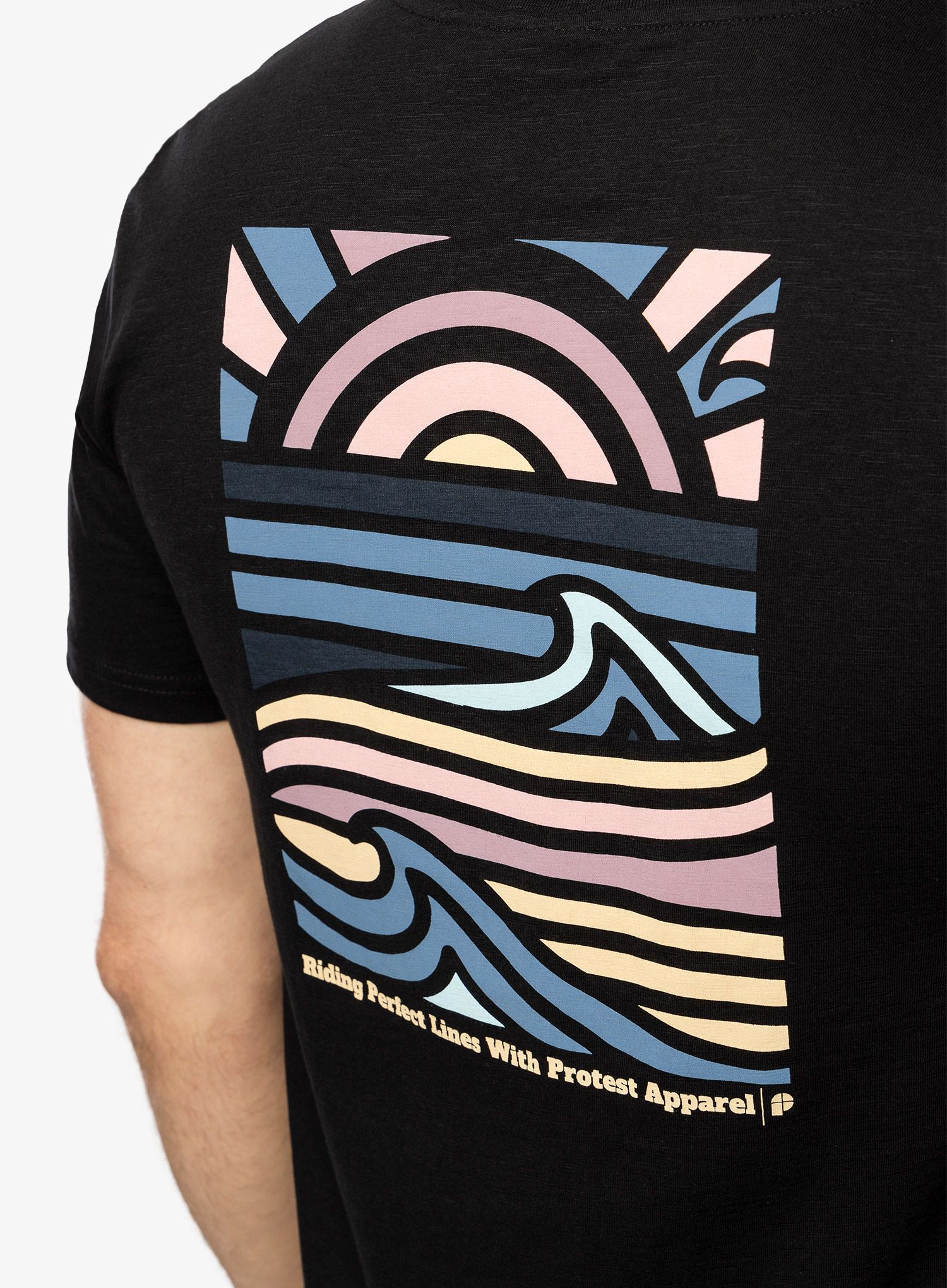 Tričko s potiskem Protest Prtholbox T-Shirt - true black