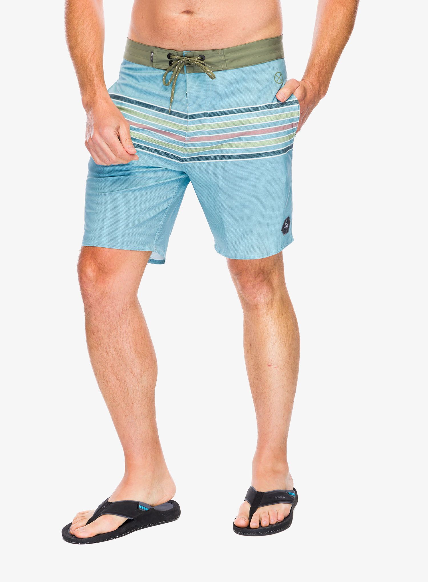 Kraťasy Protest Prtjacker Beachshort - tourmaline blue