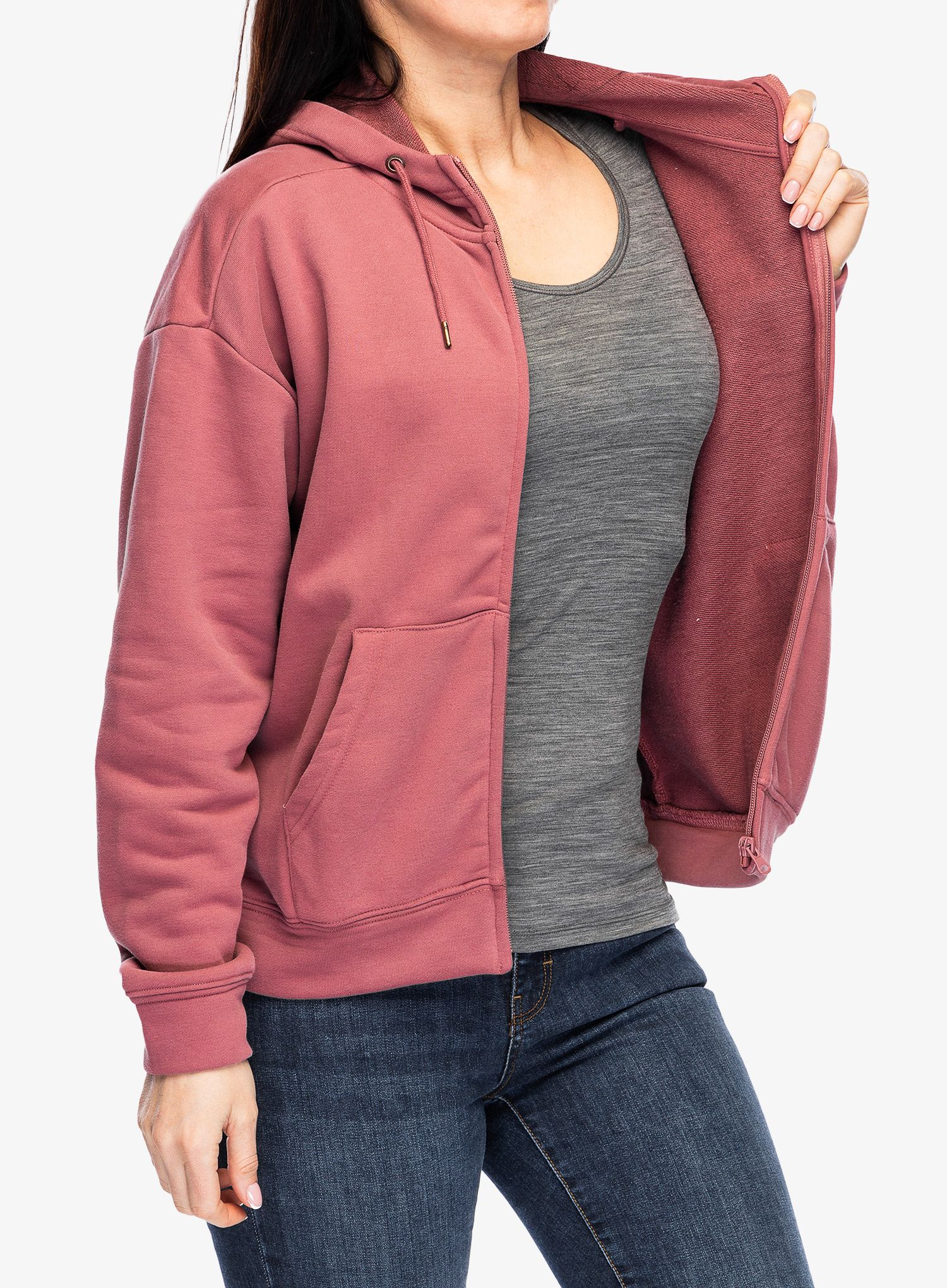 Dámská mikina s kapucí Protest Prtkay Hoody - deco pink
