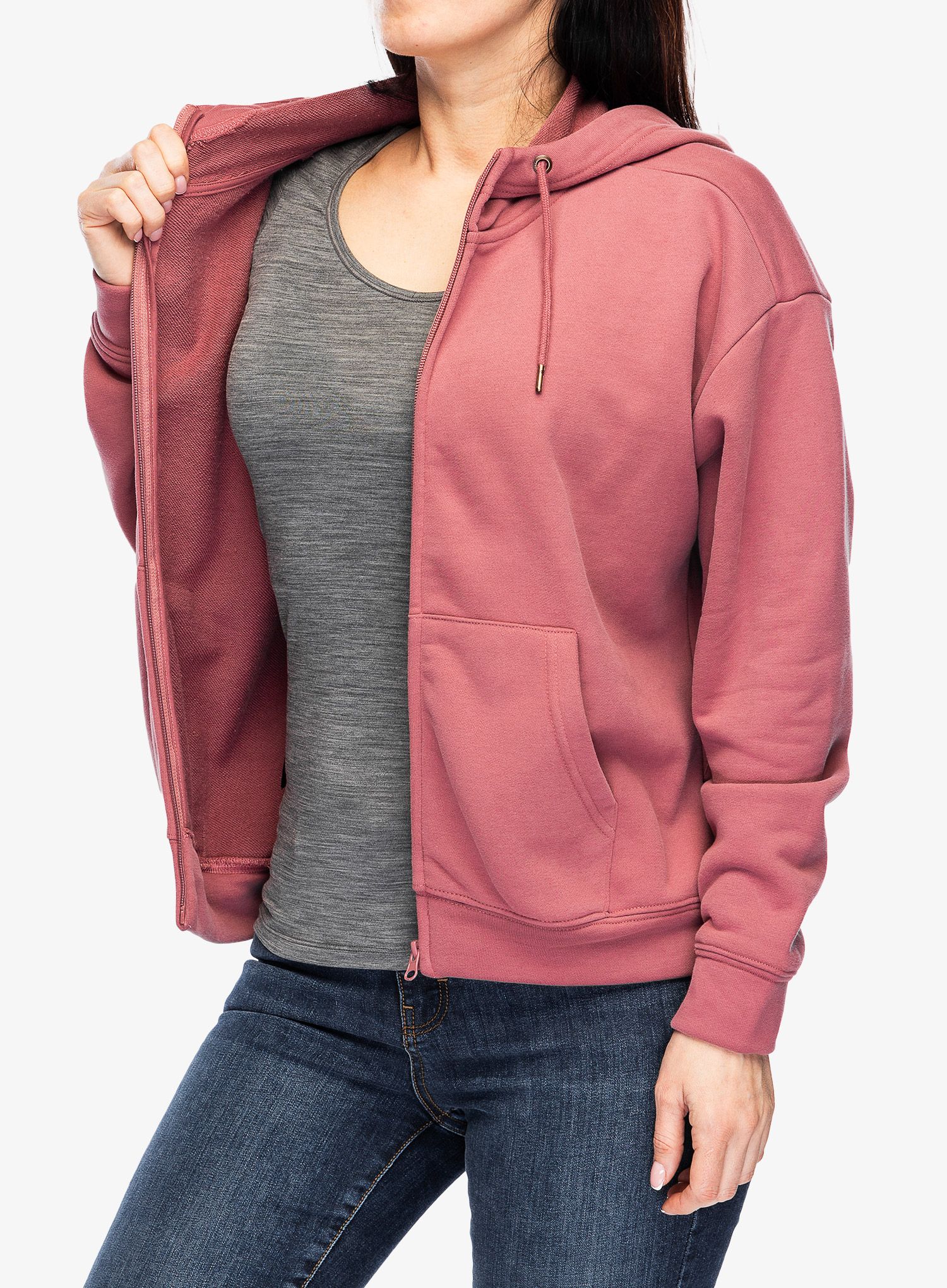 Dámská mikina s kapucí Protest Prtkay Hoody - deco pink
