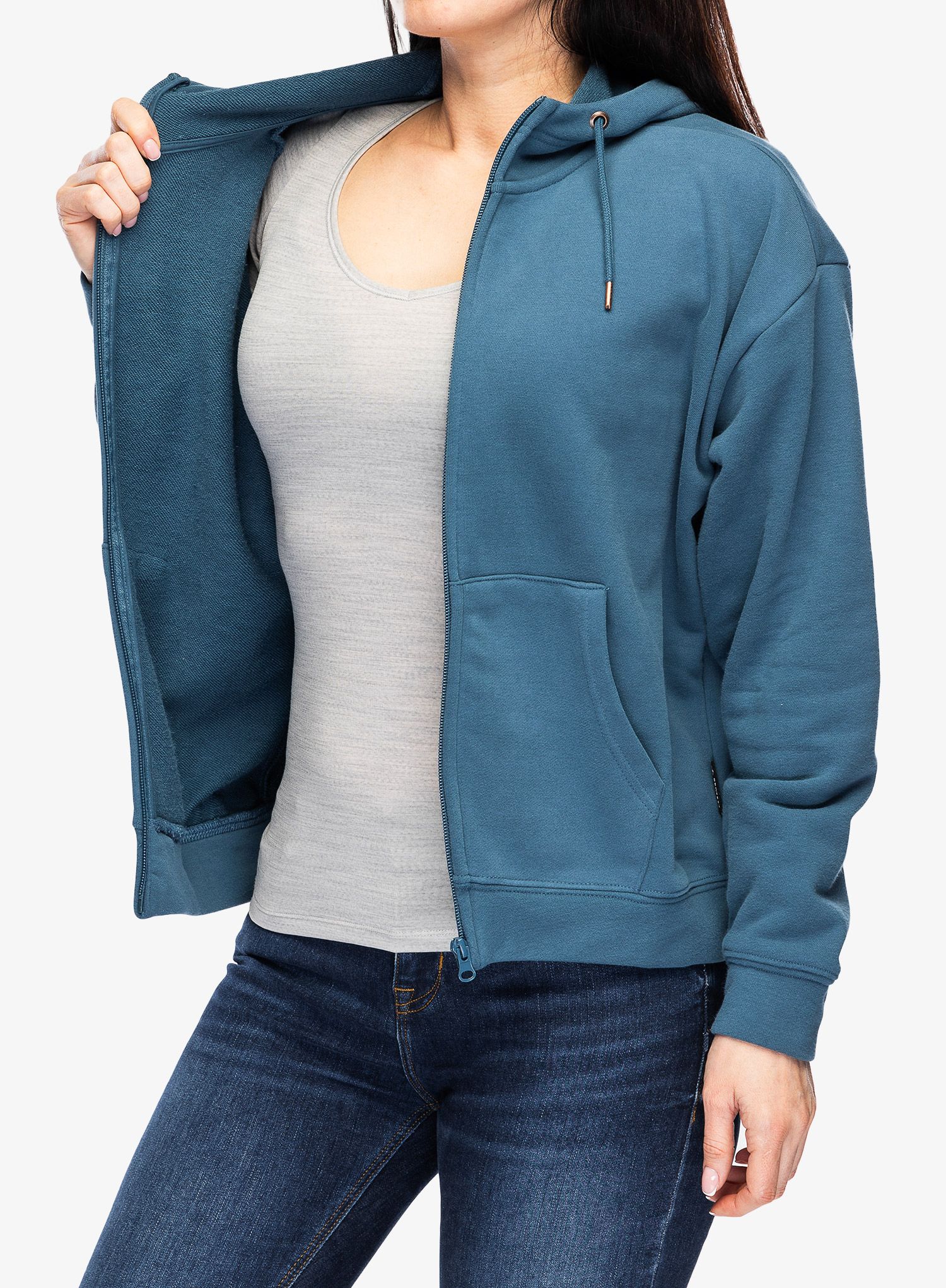 Dámská mikina s kapucí Protest Prtkay Hoody - raku blue