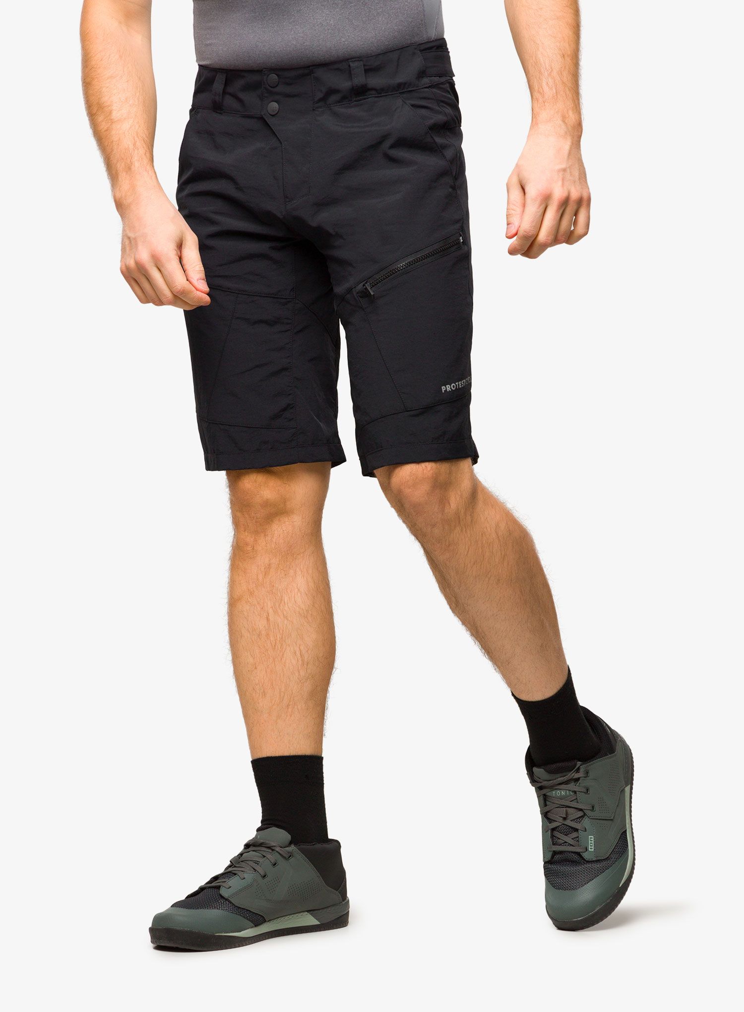 MTB kraťasy Protest Prtleezer Cycling Shorts - true black