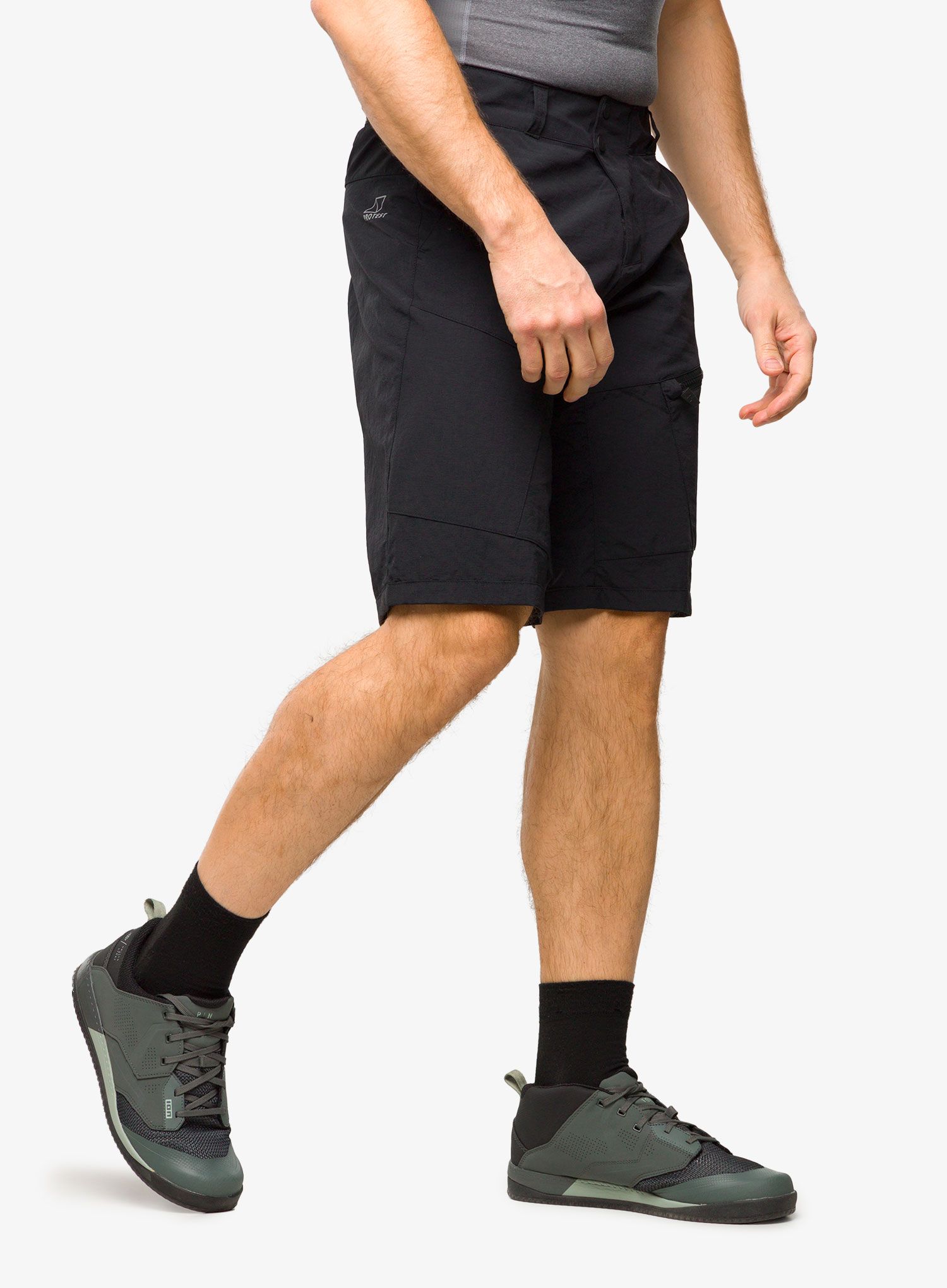 MTB kraťasy Protest Prtleezer Cycling Shorts - true black