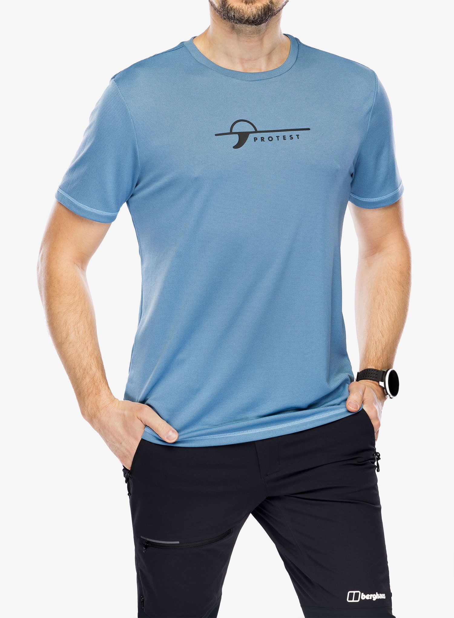 Rychleschnoucí triko Protest Prtlegundi Surf T-Shirt - river blue