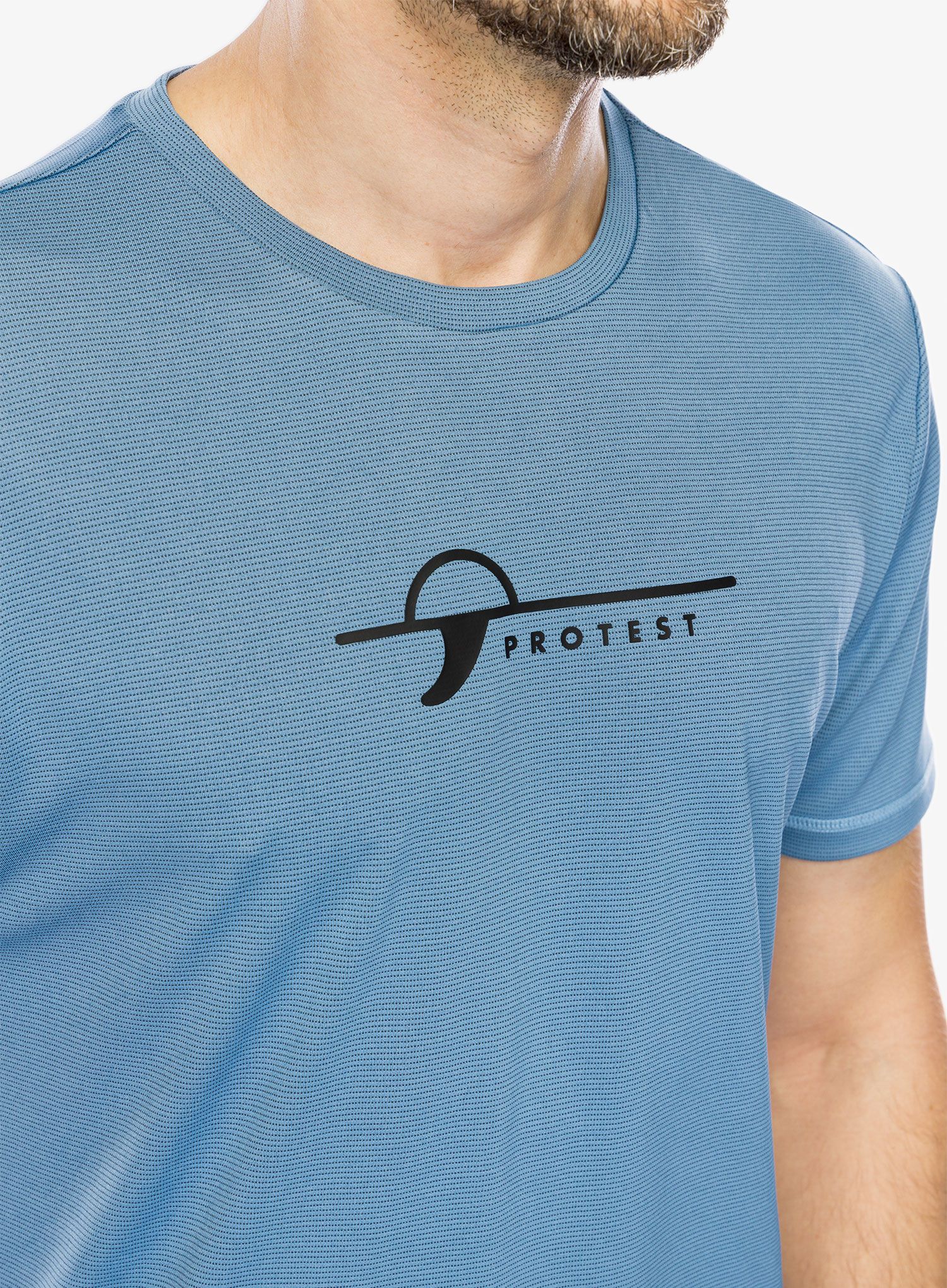 Rychleschnoucí triko Protest Prtlegundi Surf T-Shirt - river blue
