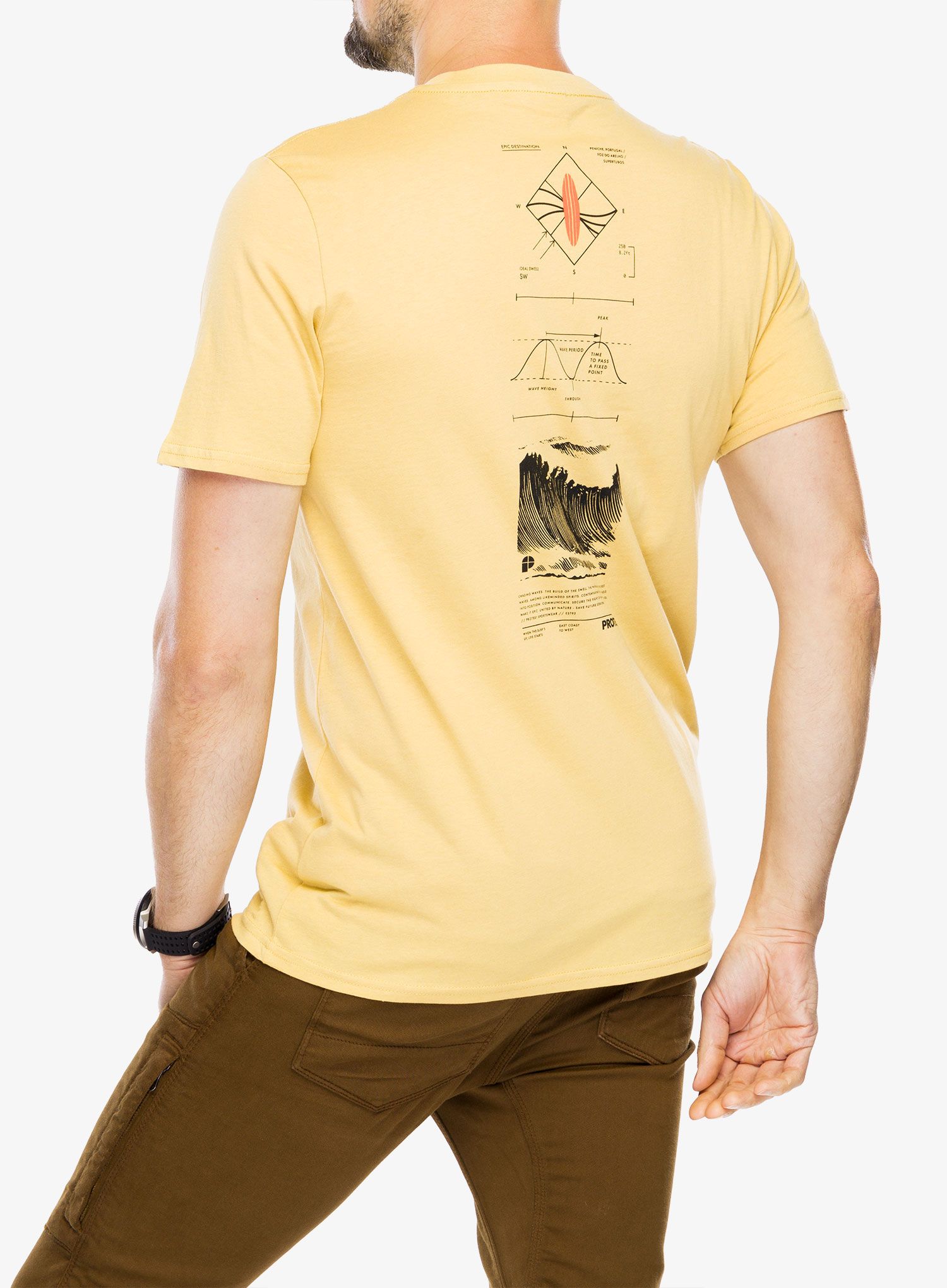 Tričko s potiskem Protest Prtpenalt T-Shirt - butter yellow