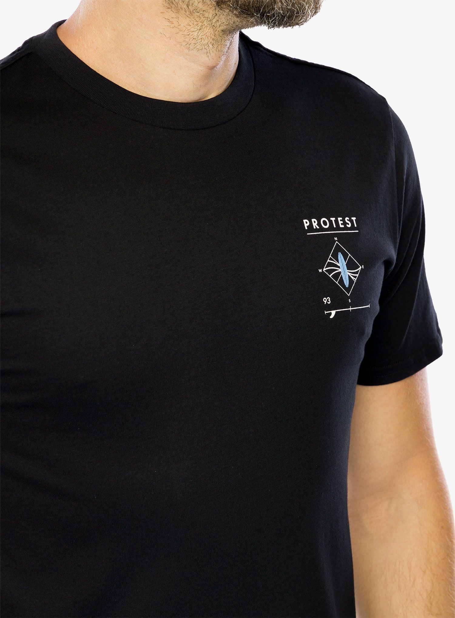 Tričko s potiskem Protest Prtpenalt T-Shirt - true black