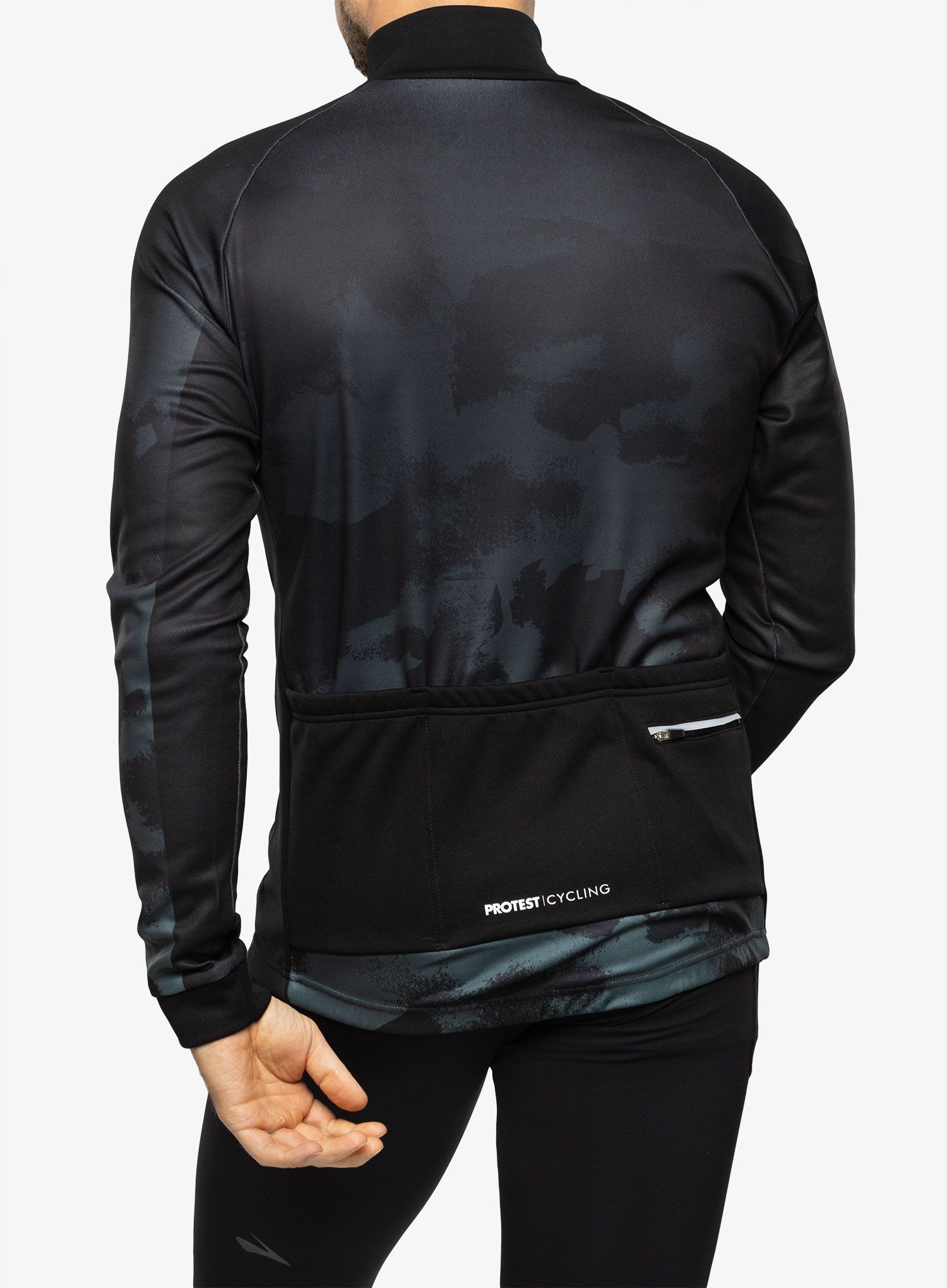 Cyklistická mikina Protest Prtpoppel Cycling Jacket - true black