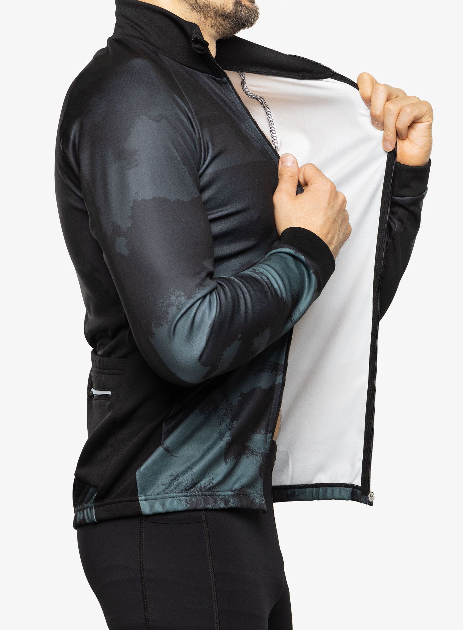 Cyklistická mikina Protest Prtpoppel Cycling Jacket - true black
