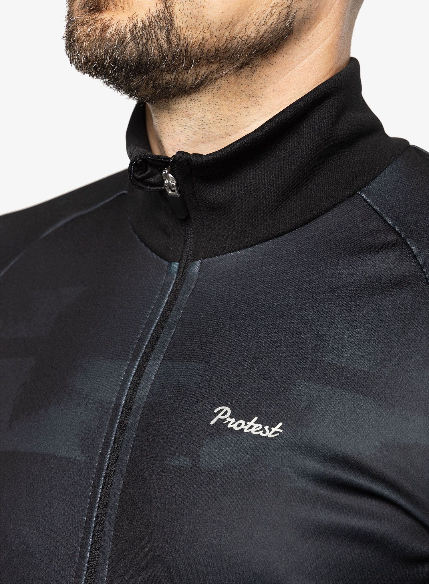 Cyklistická mikina Protest Prtpoppel Cycling Jacket - true black