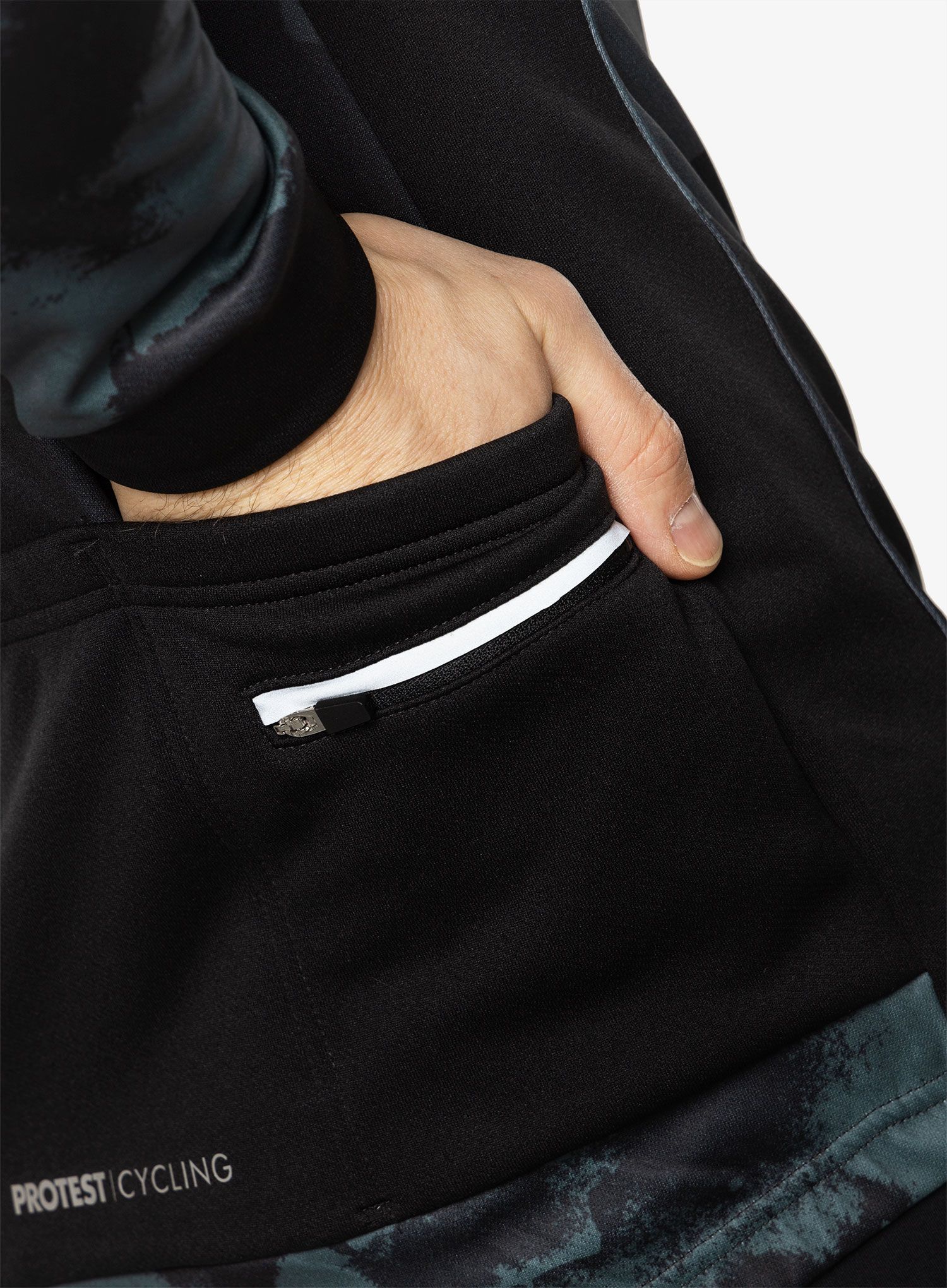 Cyklistická mikina Protest Prtpoppel Cycling Jacket - true black