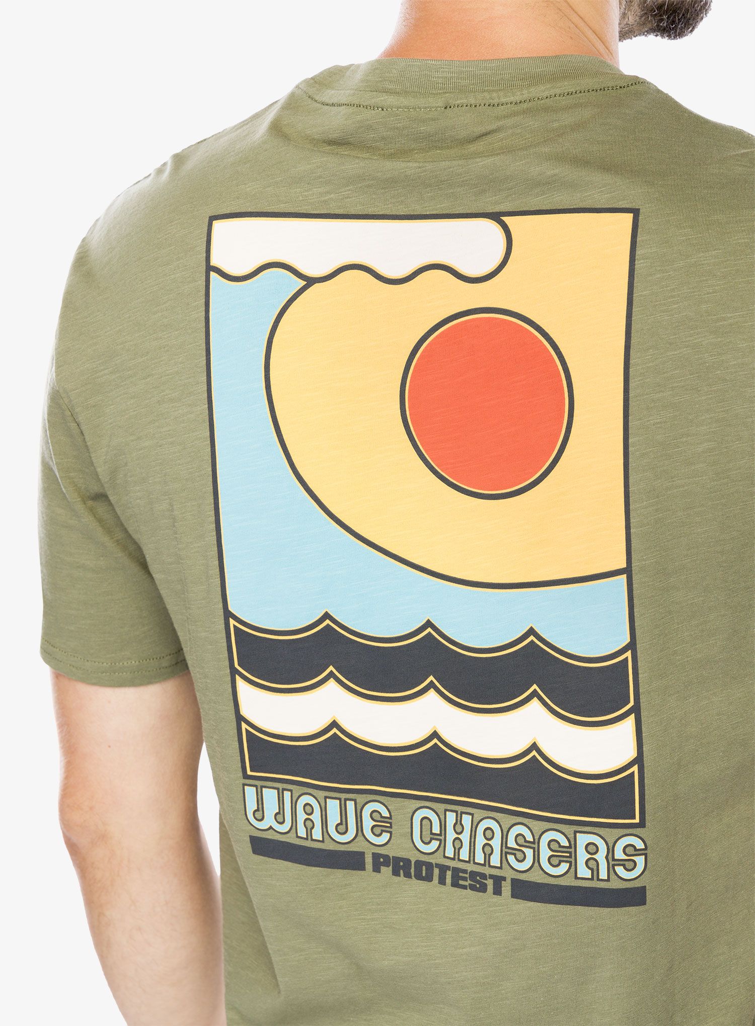 Bavlněné tričko Protest Prtrudge T-Shirt - artichoke green