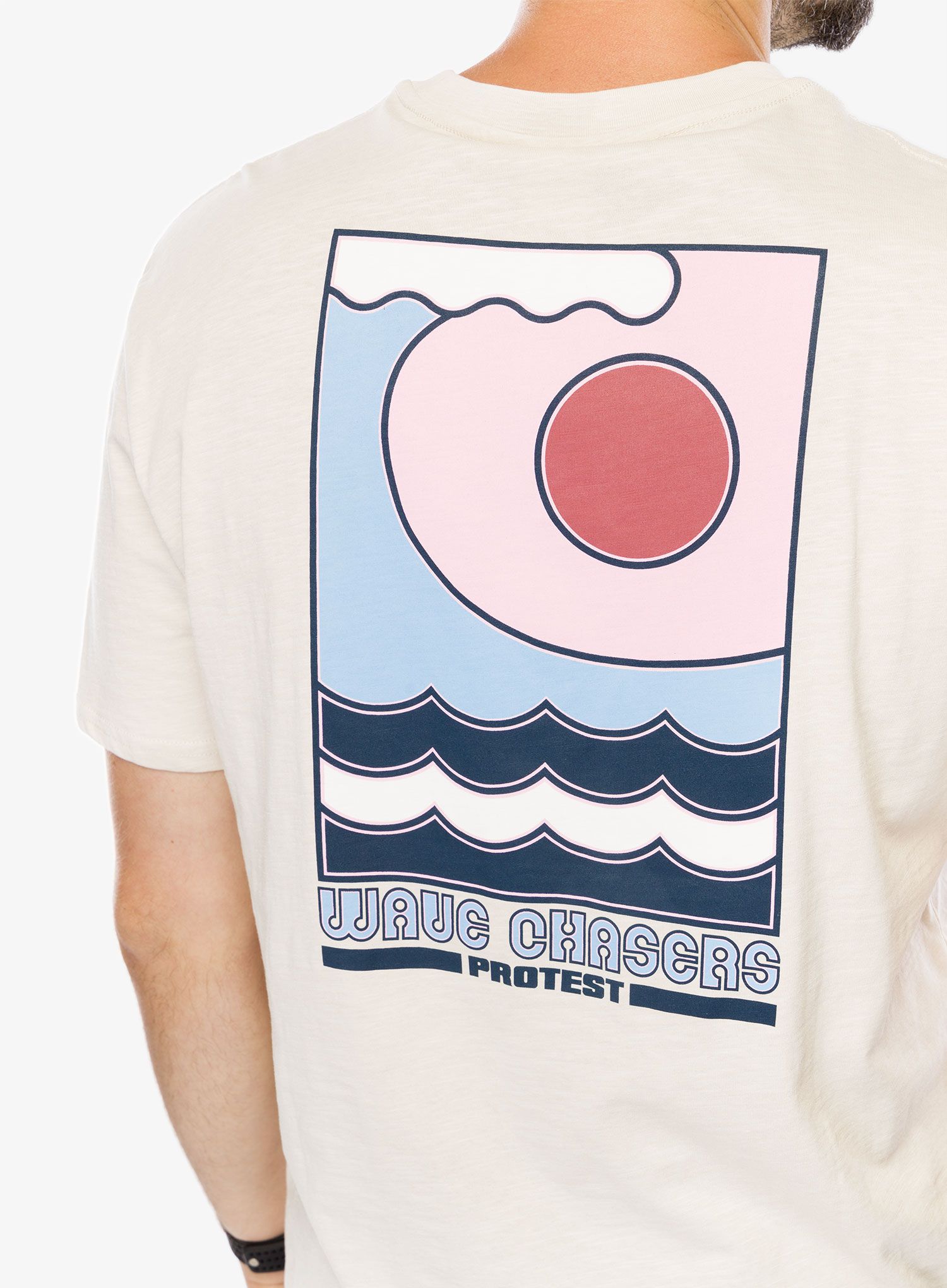 Bavlněné tričko Protest Prtrudge T-Shirt - kit off white
