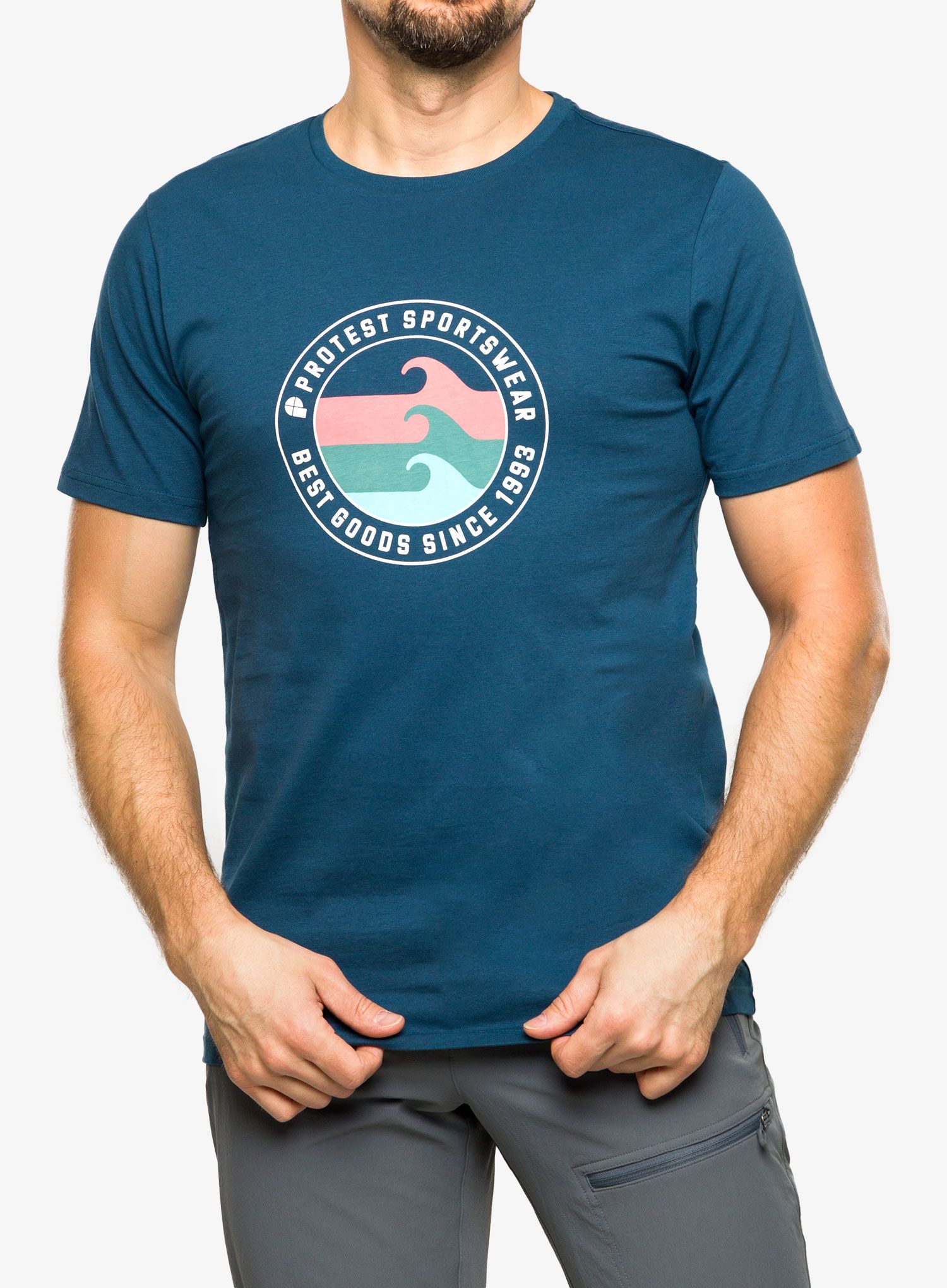 Tričko s potiskem Protest Prtsharm T-Shirt - blue