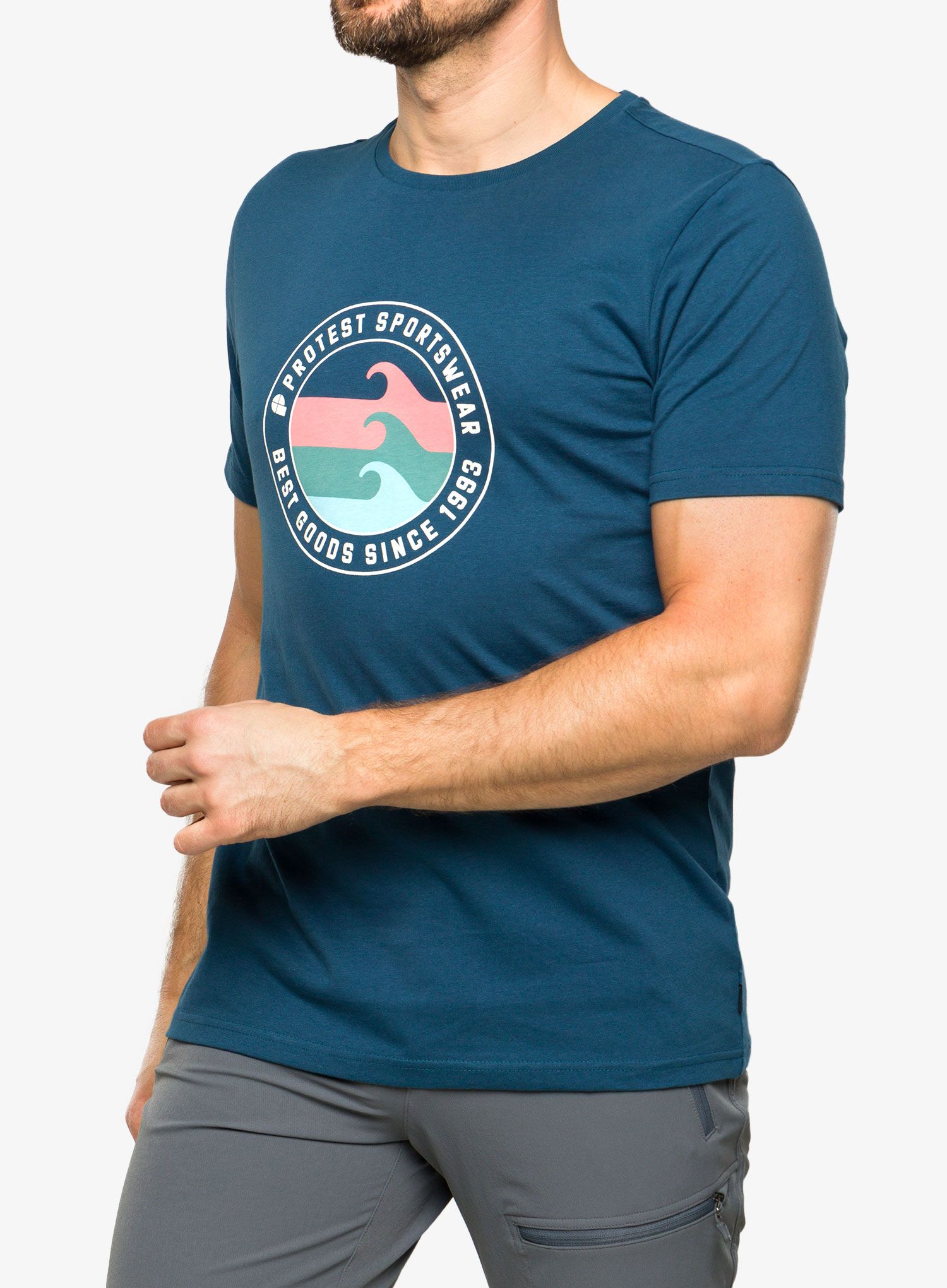 Tričko s potiskem Protest Prtsharm T-Shirt - blue
