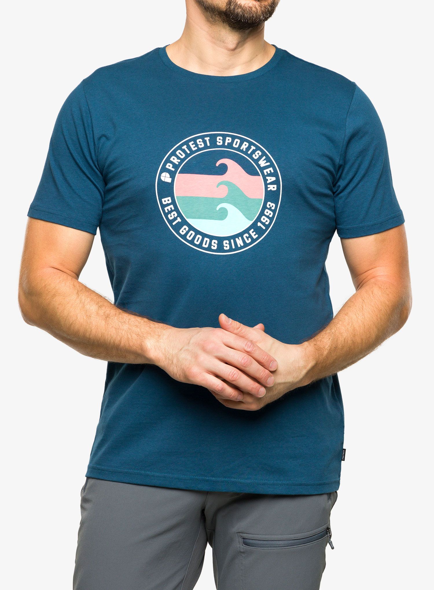 Tričko s potiskem Protest Prtsharm T-Shirt - blue