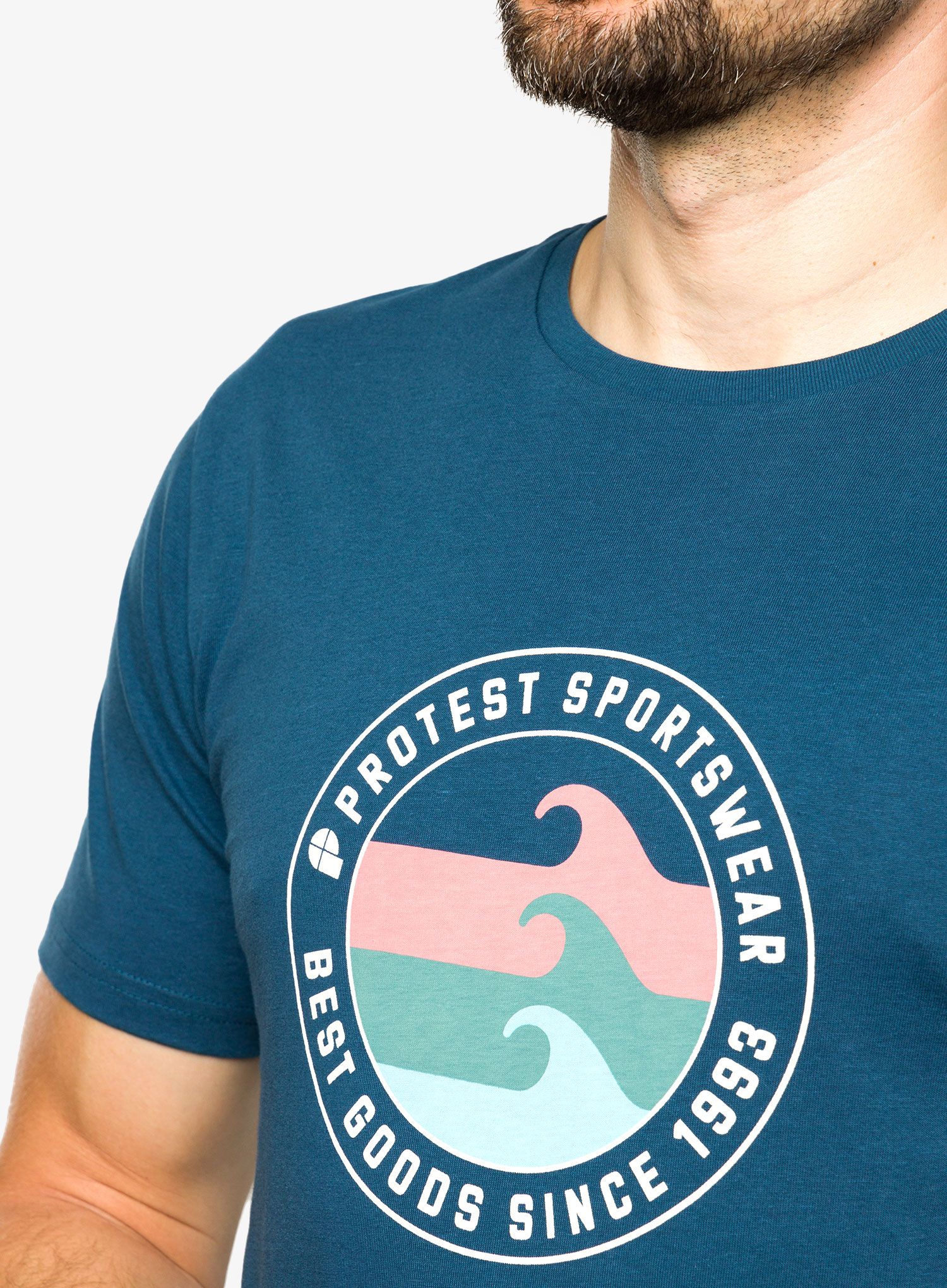 Tričko s potiskem Protest Prtsharm T-Shirt - blue