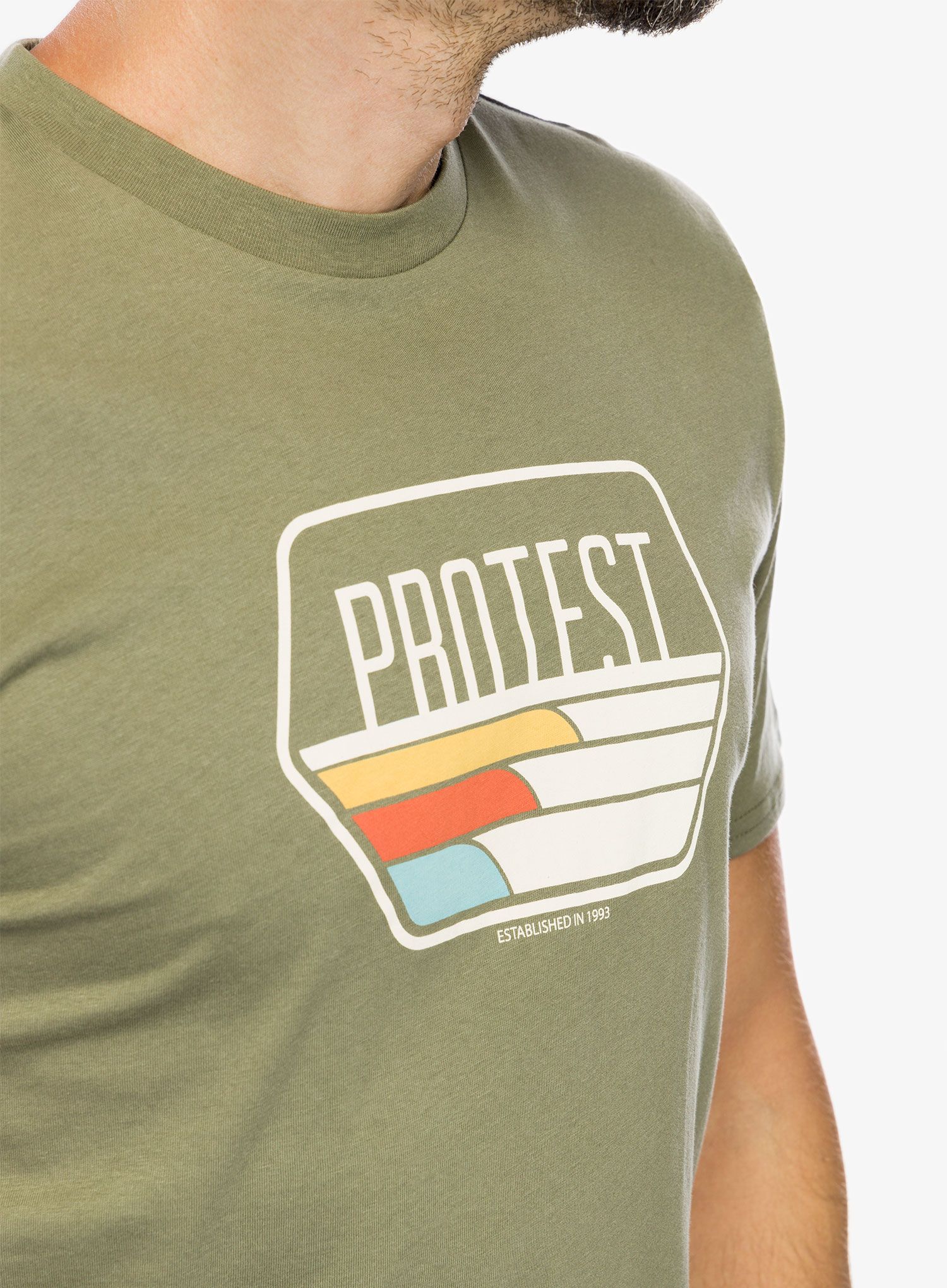 Bavlněné tričko Protest Prtstan T-Shirt - artichoke green