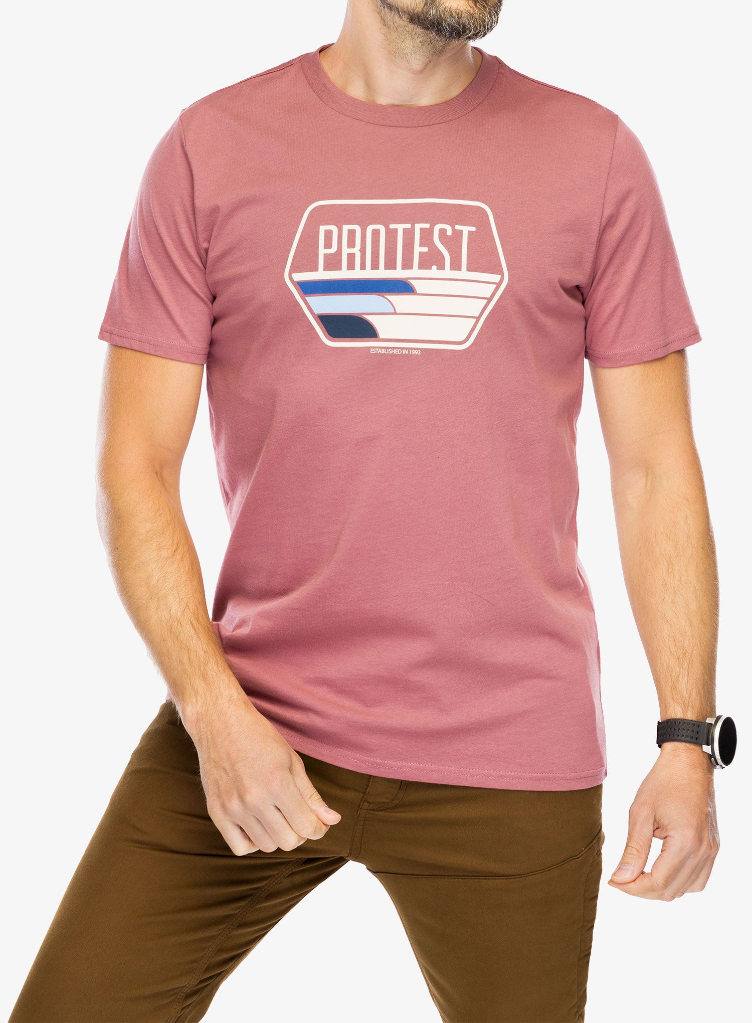 Bavlněné tričko Protest Prtstan T-Shirt - deco pink