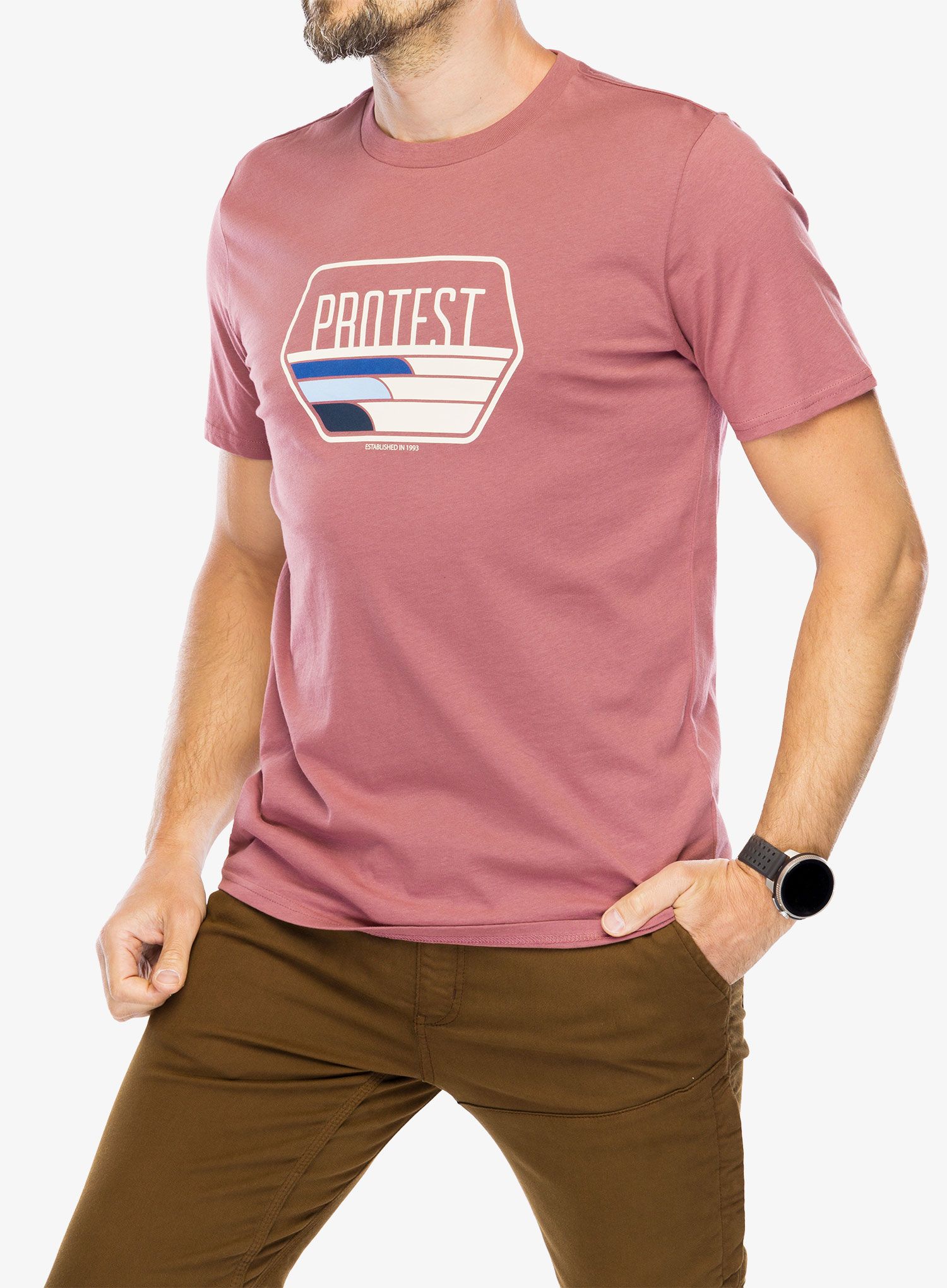 Bavlněné tričko Protest Prtstan T-Shirt - deco pink