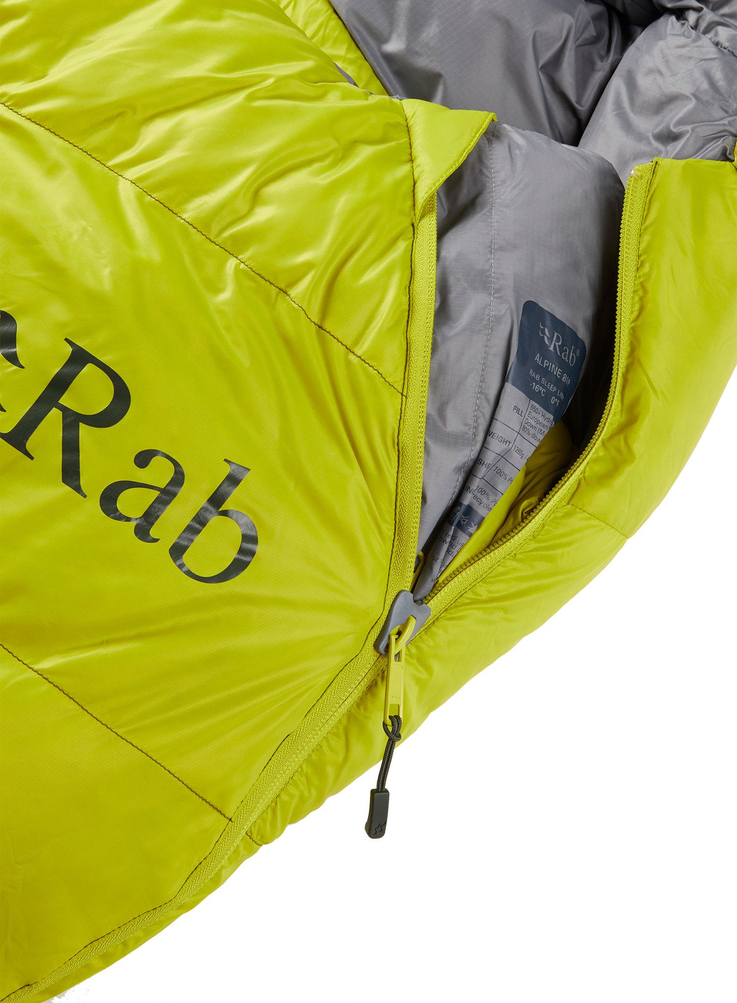 Perovy spacák Rab Alpine 800 (185 cm) - zest