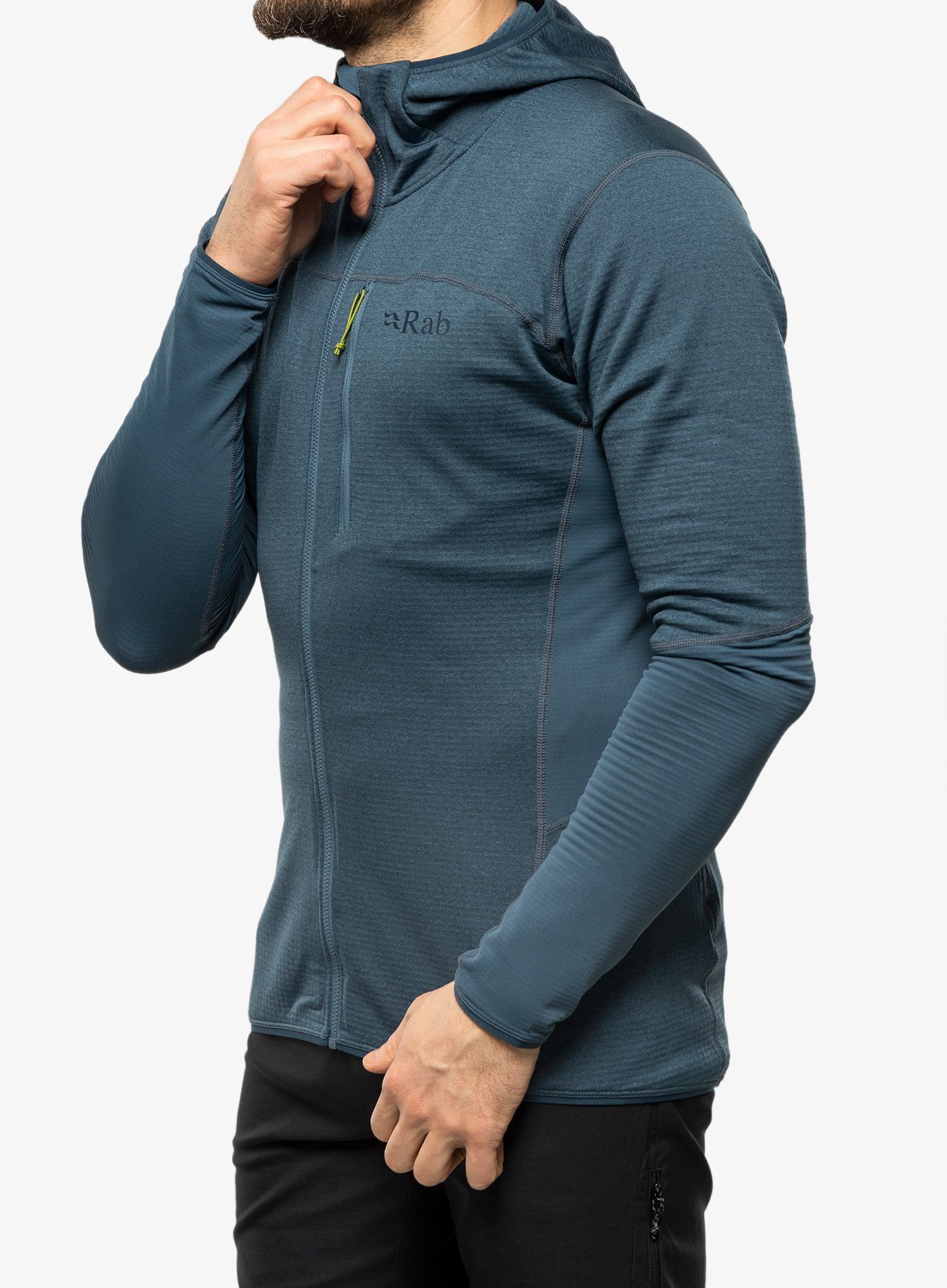 Mikina s kapucí Rab Ascendor Hoody - orion blue