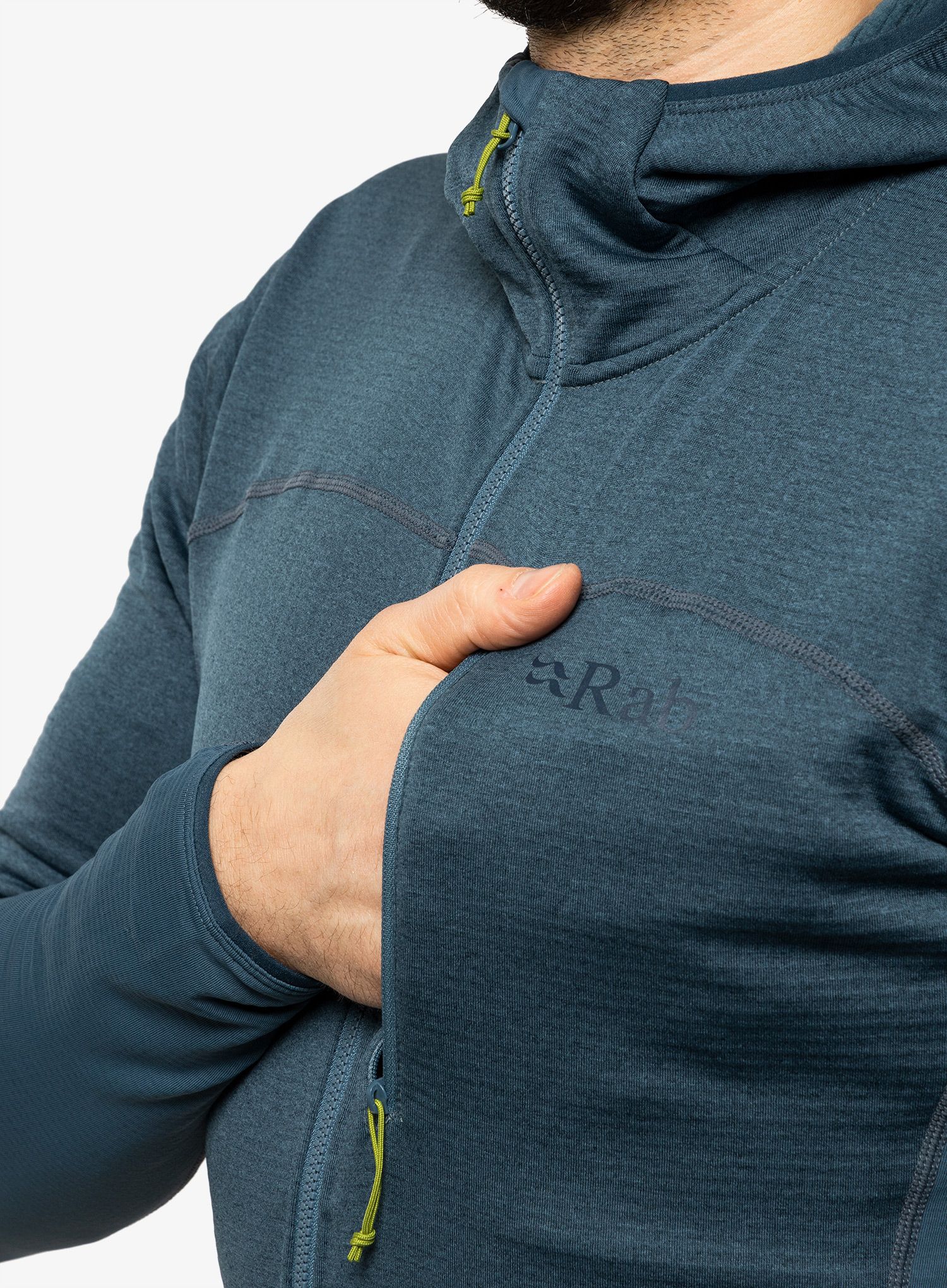 Mikina s kapucí Rab Ascendor Hoody - orion blue