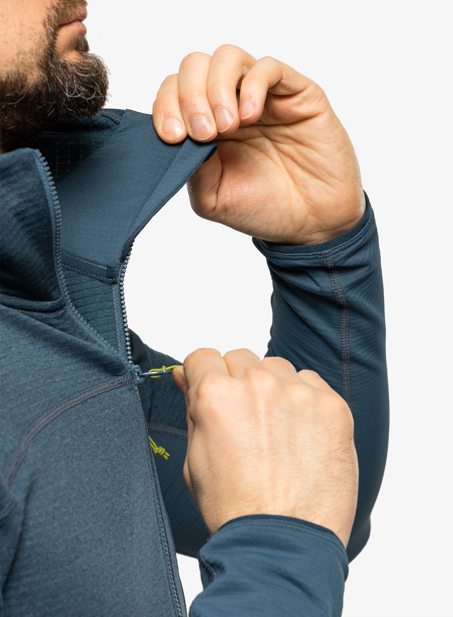 Mikina s kapucí Rab Ascendor Hoody - orion blue