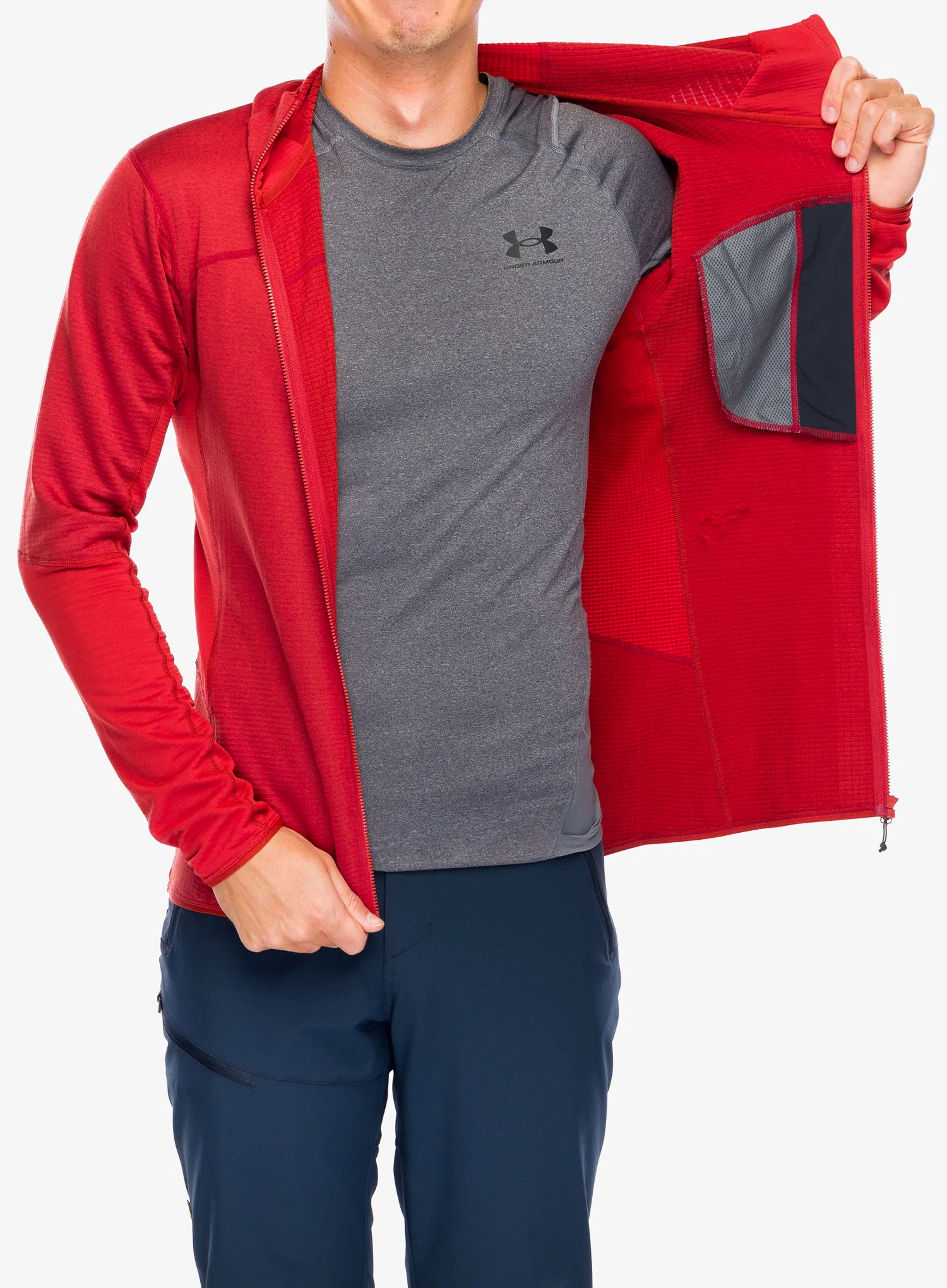 Mikina s kapucí Rab Ascendor Hoody - tuscan red