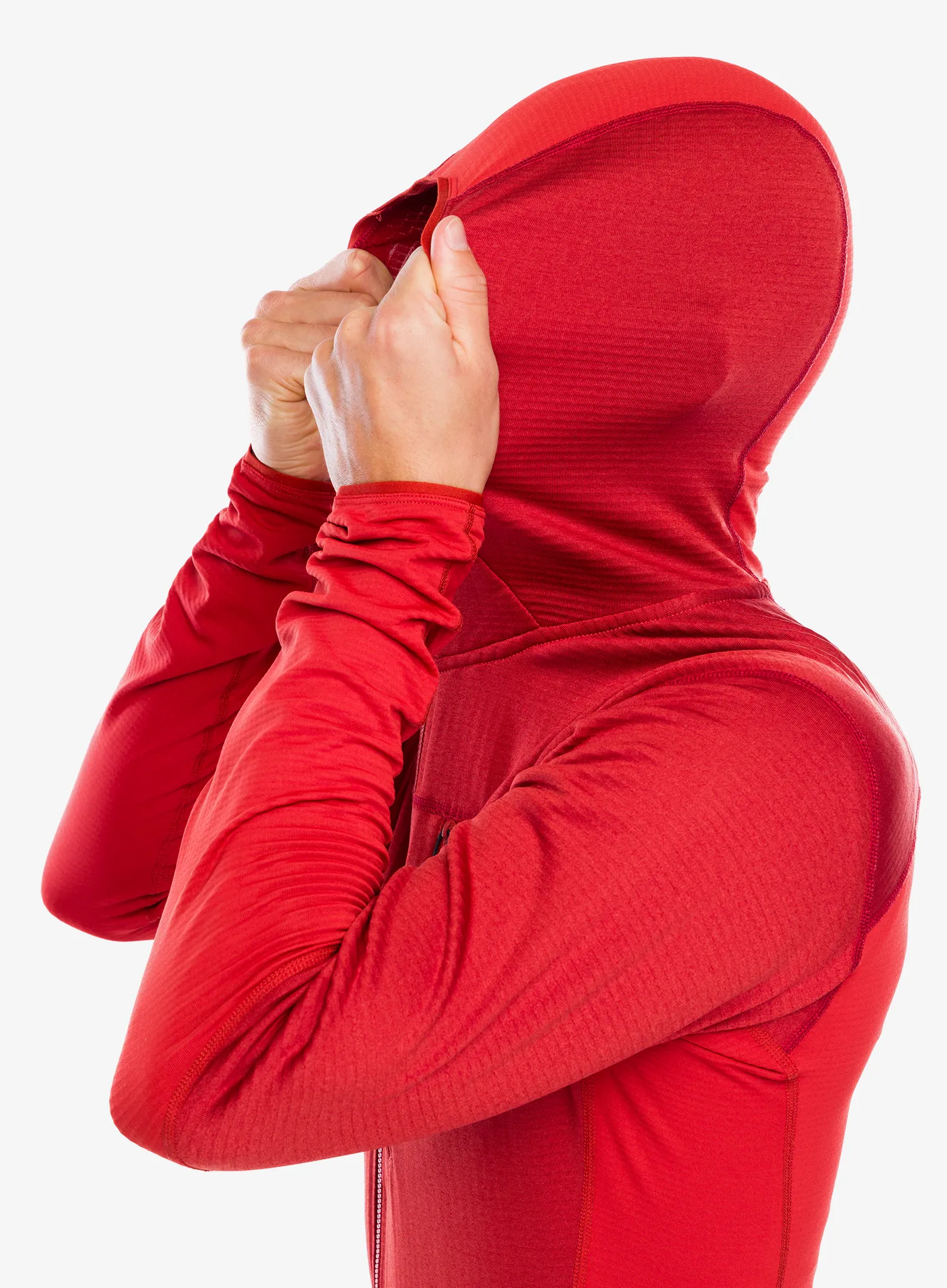 Mikina s kapucí Rab Ascendor Hoody - tuscan red
