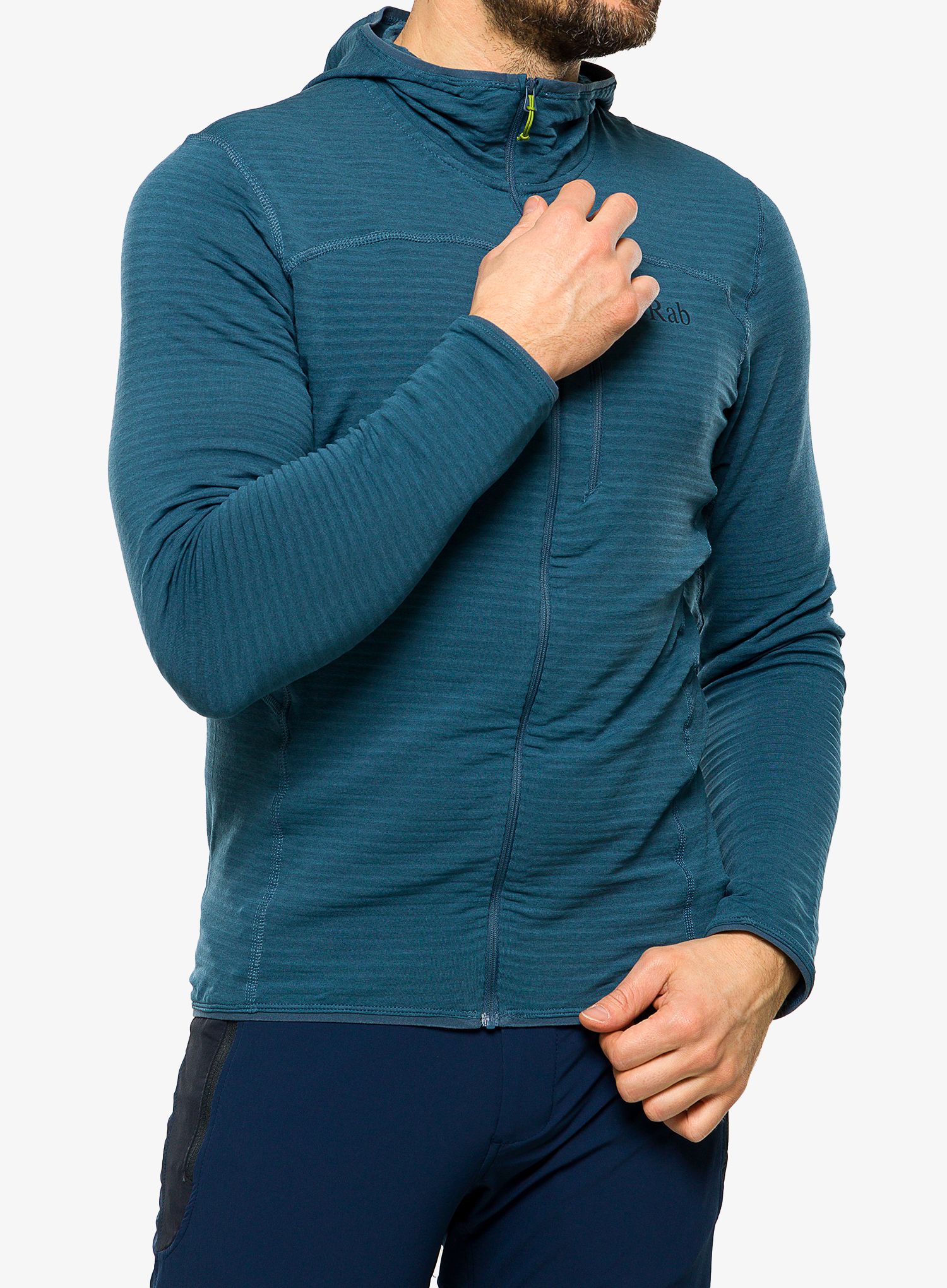Mikina Rab Ascendor Light Hoody - orion blue
