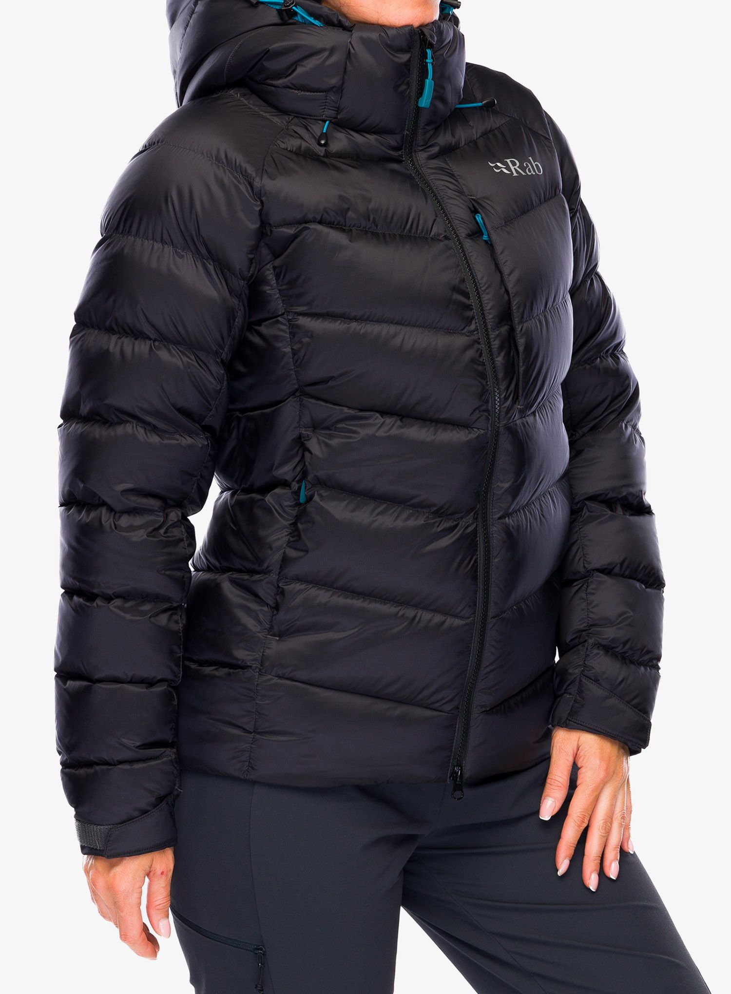 Dámská péřová bunda Rab Axion Pro Jacket - anthracite