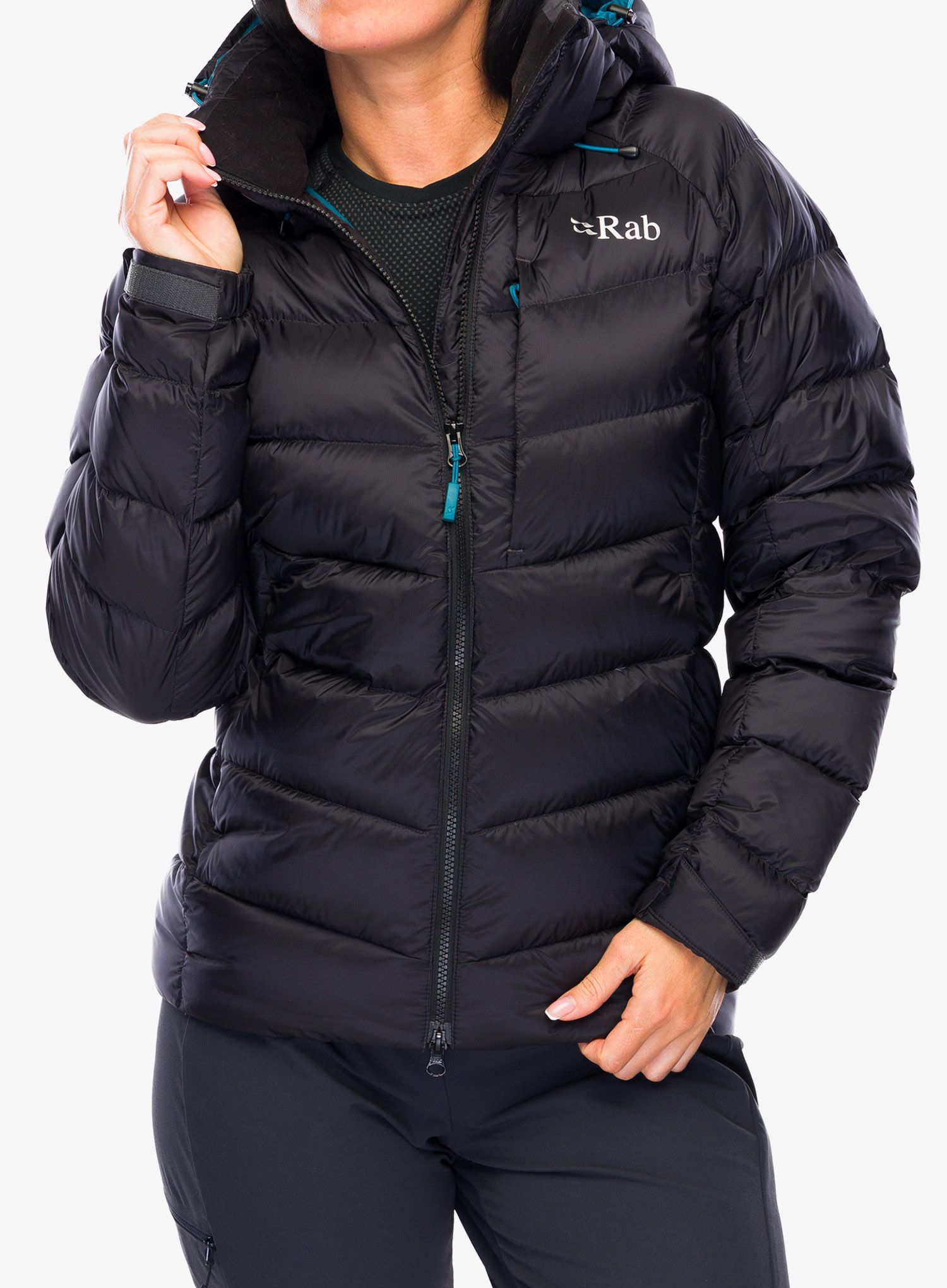 Dámská péřová bunda Rab Axion Pro Jacket - anthracite